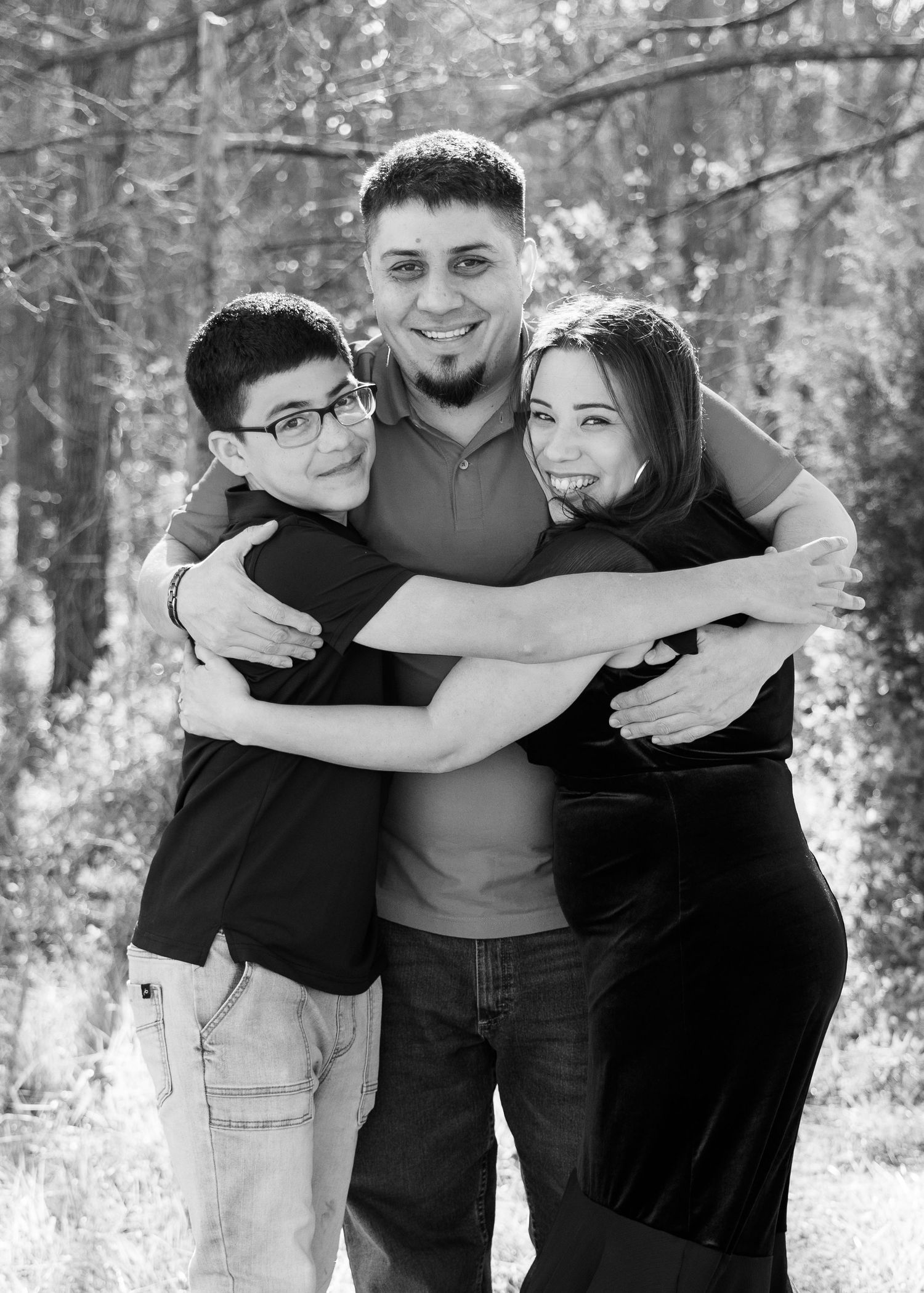 Engaged couple portrait session in Plano Texas