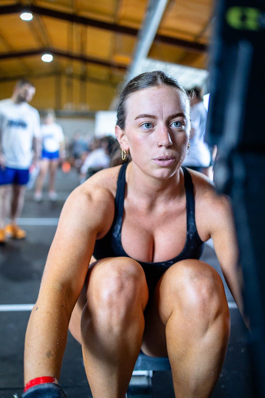 Athletes competing during Fusion Frenzy fitness competition in Waxahachie Texas