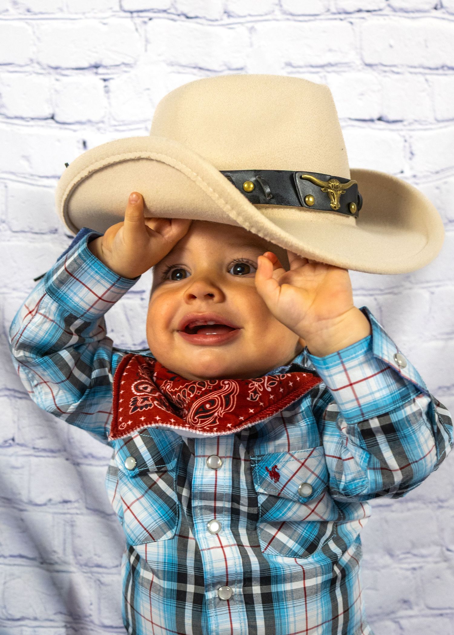 One-year-old boy portrait session in Dallas Texas