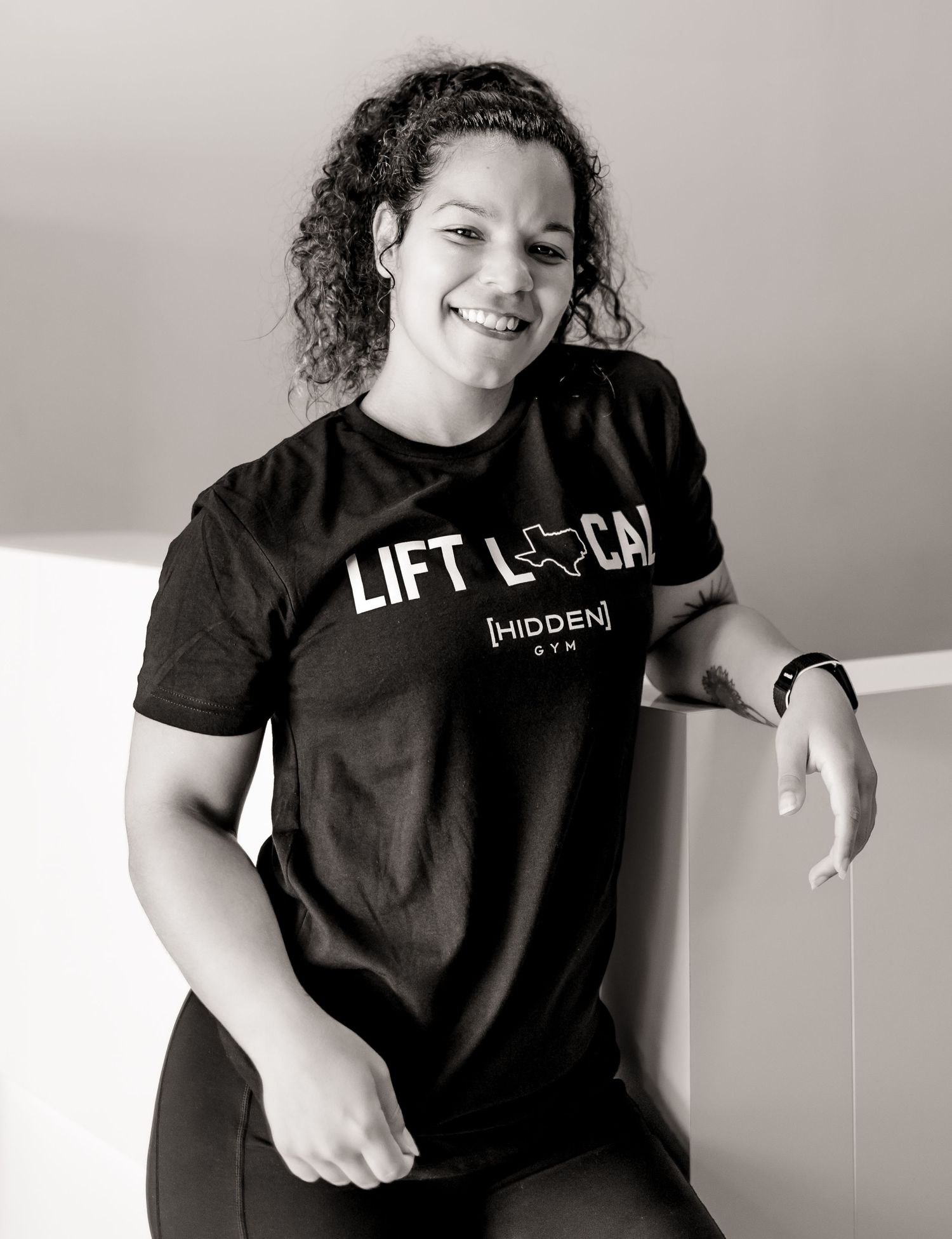 Athlete wearing Hidden Gym apparel