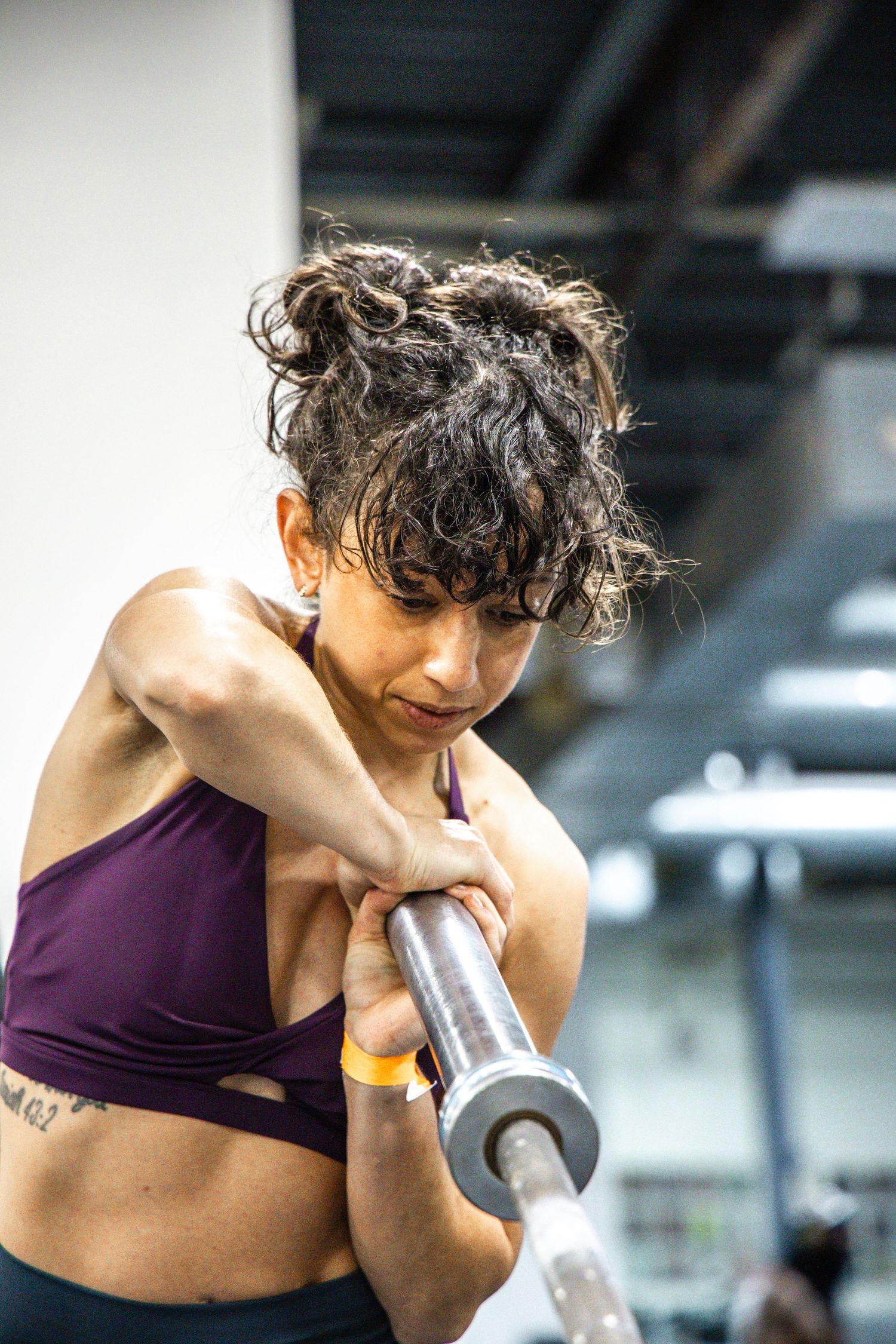 Athletes training during Bell Fest kettlebell event in Allen Texas