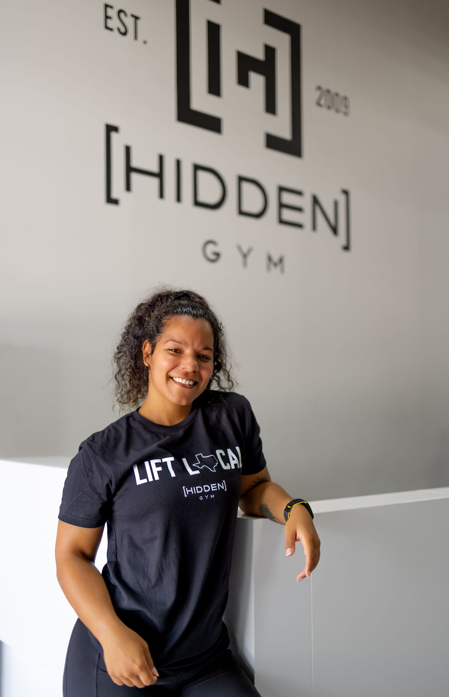 Athlete wearing Hidden Gym apparel
