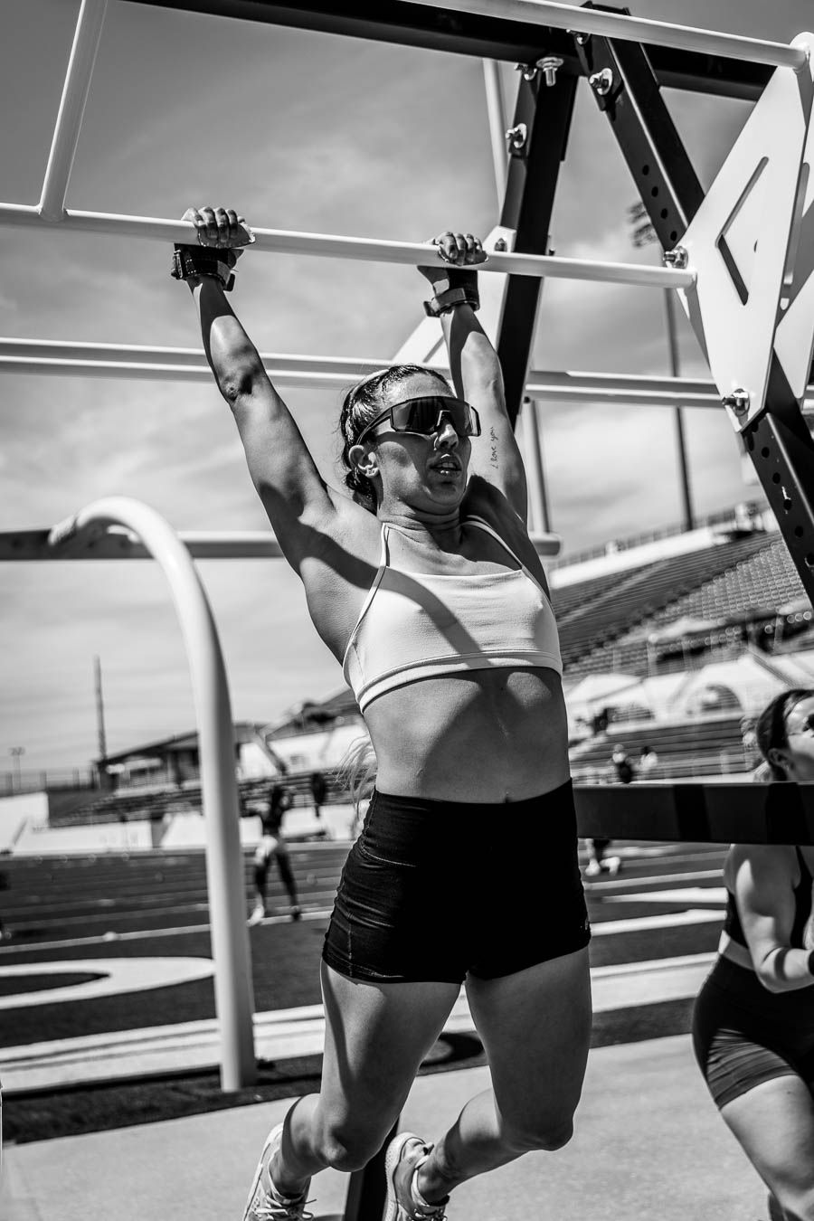 CrossFit athlete competing at Texas Heat competition in Denton Texas
