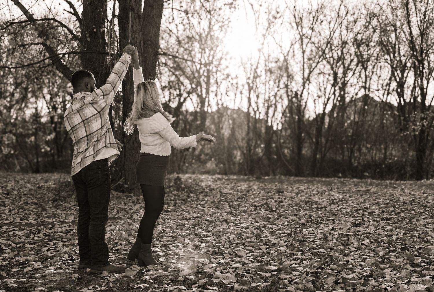 Engagement portrait photography in McKinney Texas