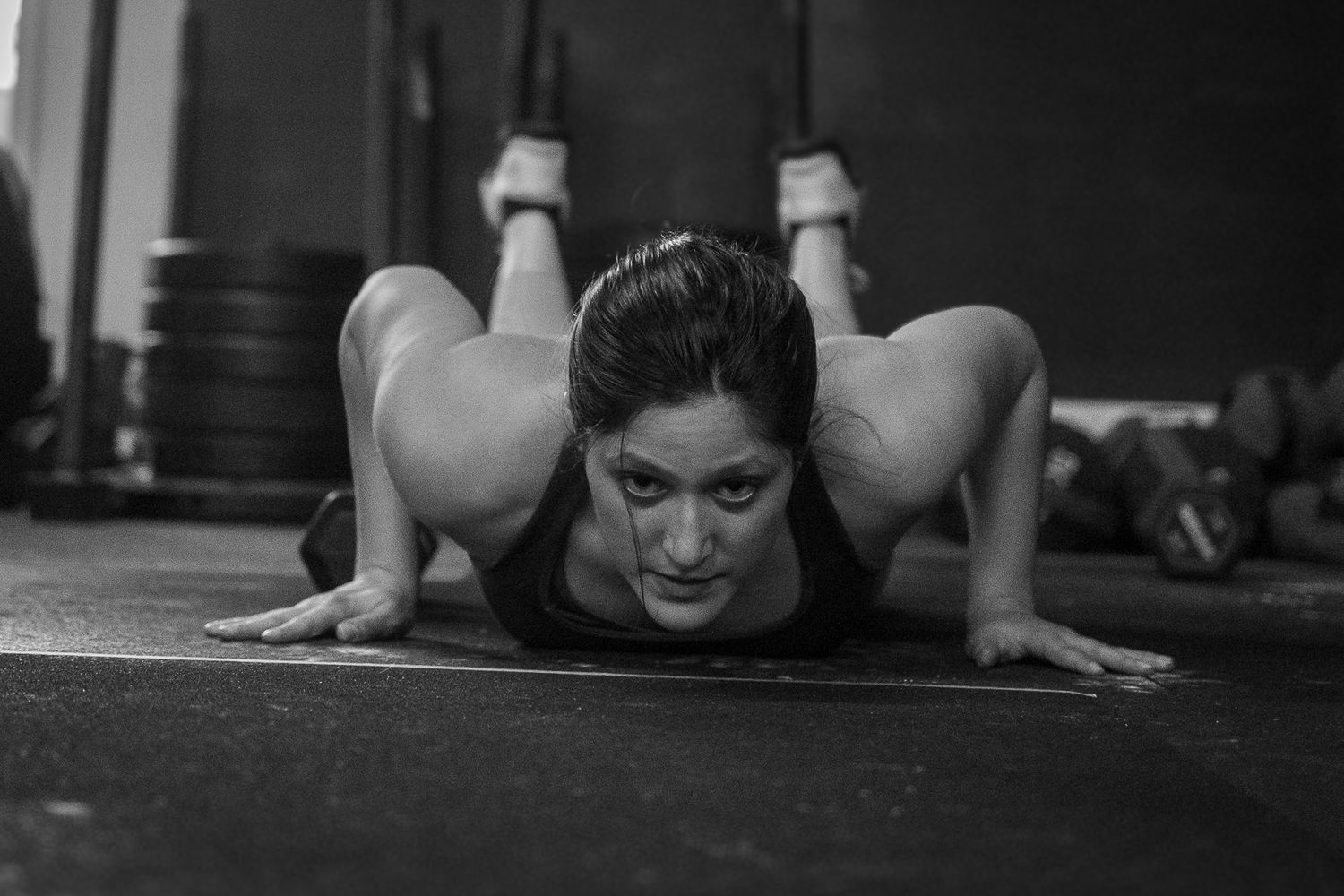 Crossfit Athlete working out in allen texas