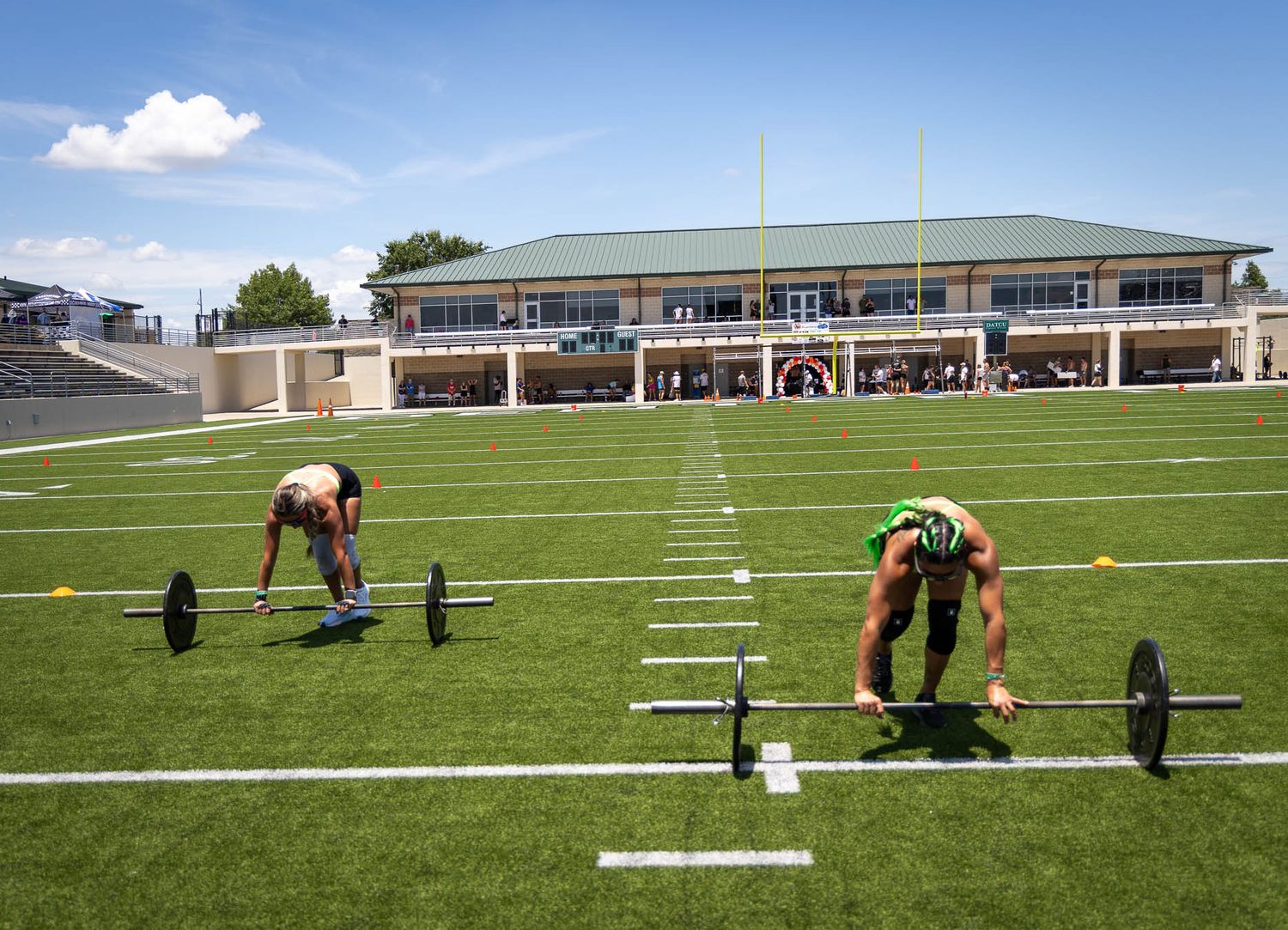 CrossFit competitors during Texas Heat event in Denton Texas