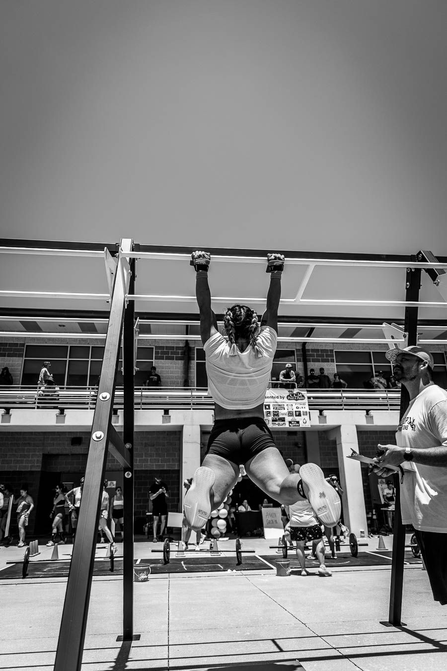 CrossFit athlete competing at Texas Heat competition in Denton Texas