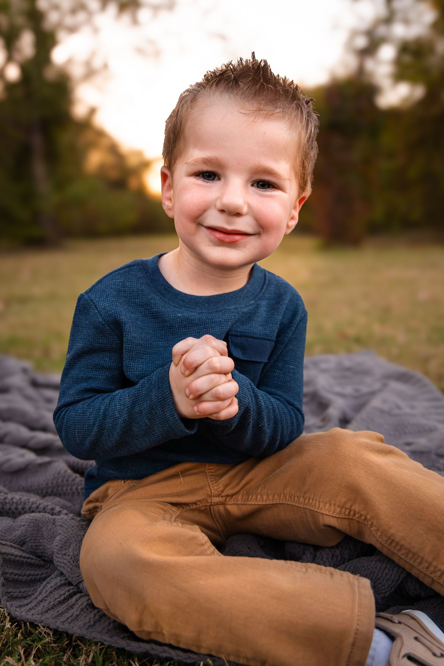outdoor family photography in North Texas