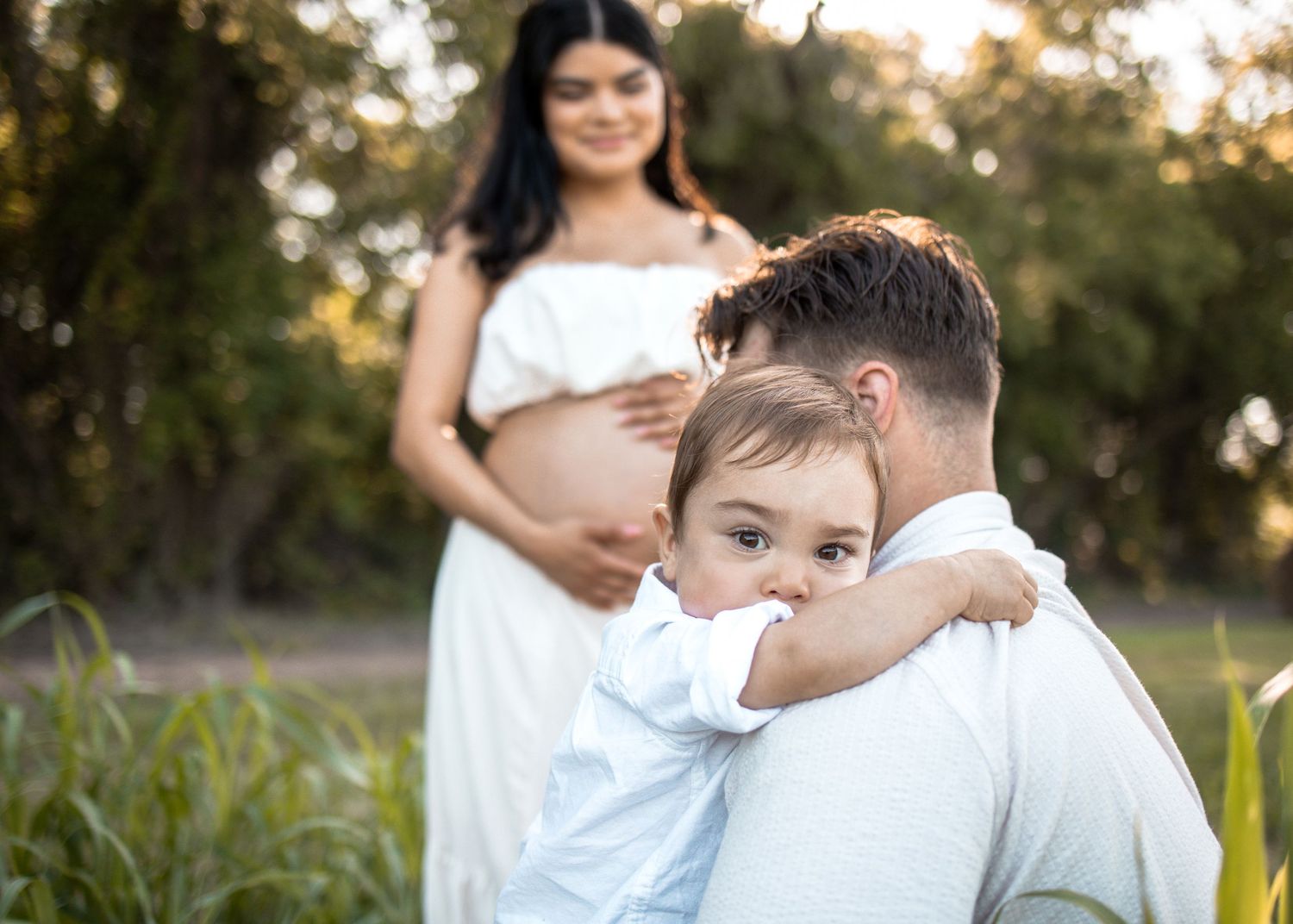Expecting mother maternity photos in Parker TX