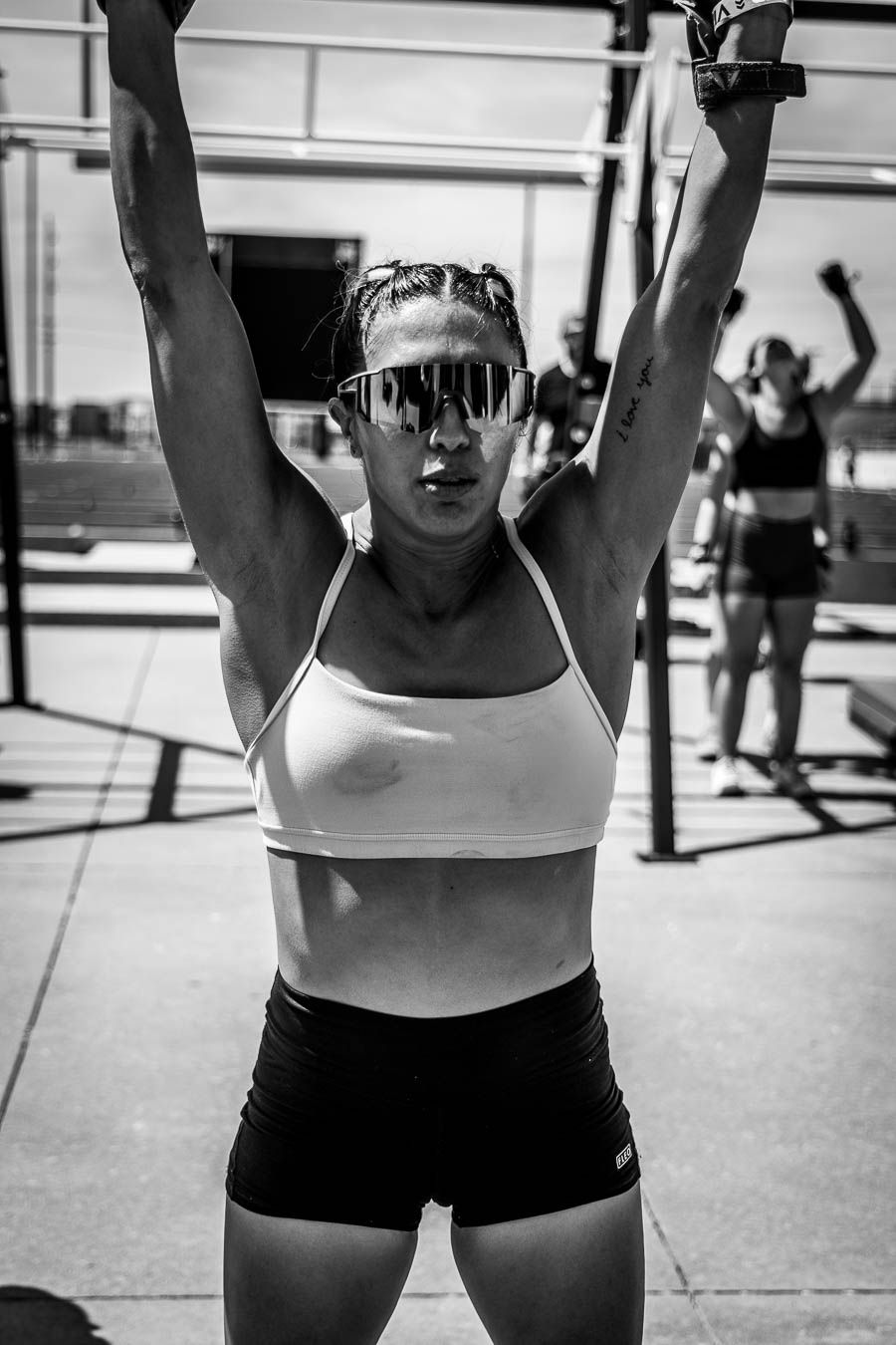 CrossFit athlete competing at Texas Heat competition in Denton Texas