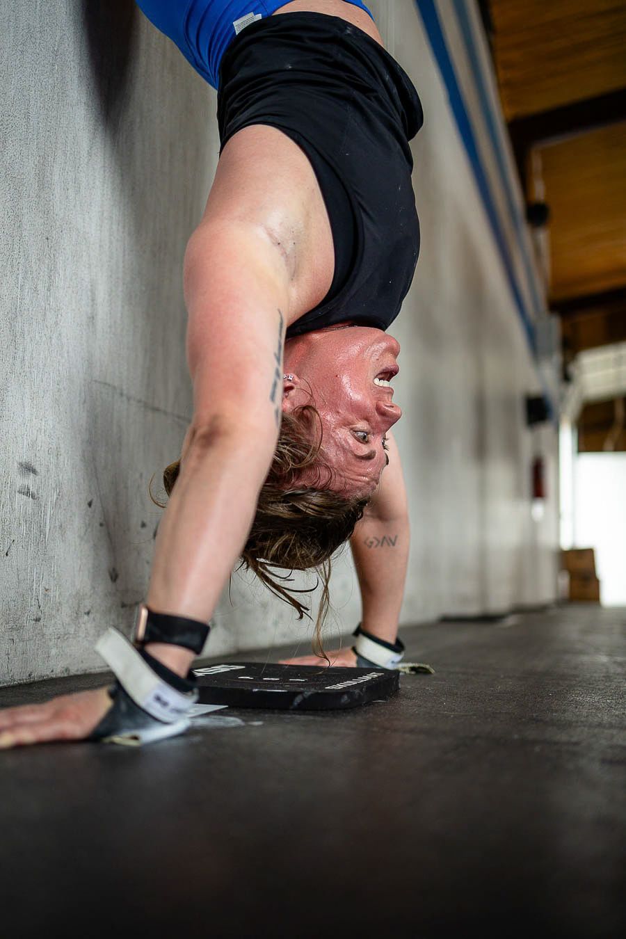 Athlete competing during Fusion Frenzy CrossFit competition in Waxahachie Texas