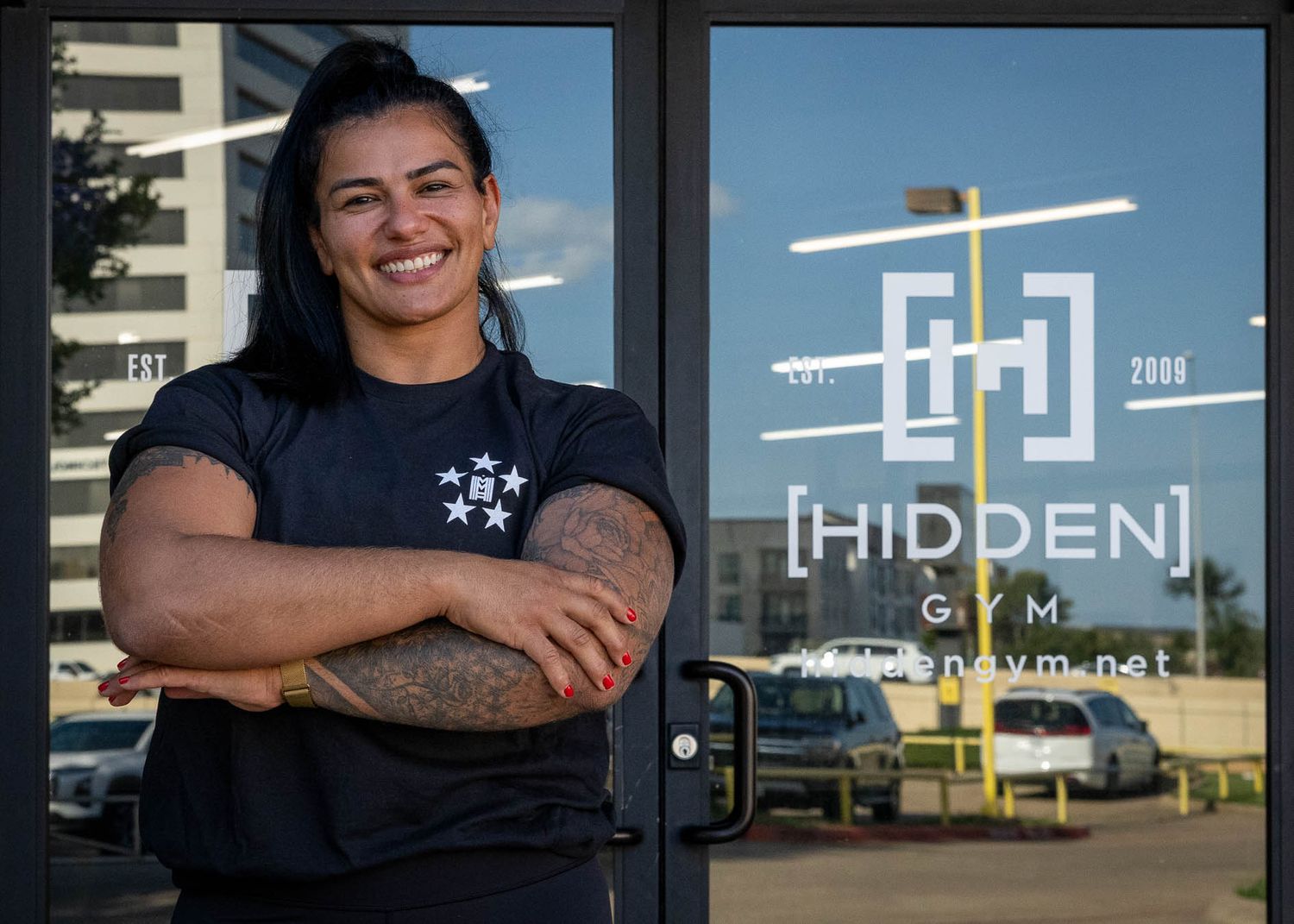 Brazilian Jiu-Jitsu athlete posing at Hidden Gym Richardson