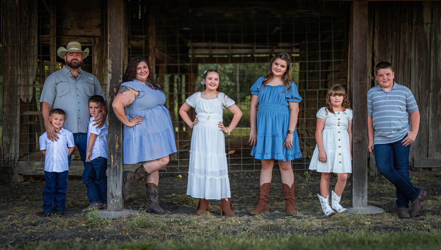 Family portrait session in Parker Texas