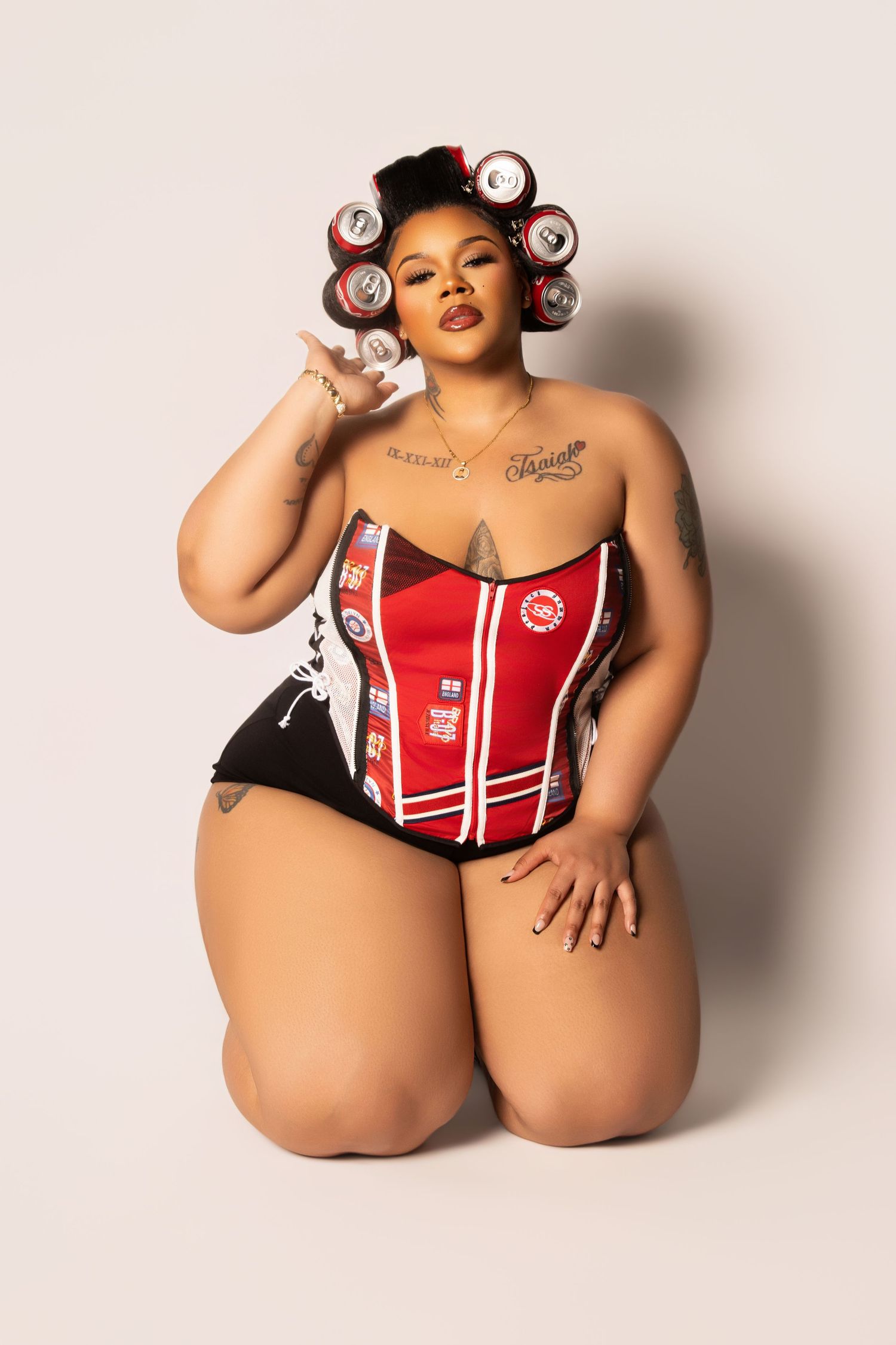 Studio portrait with clean, high-quality lighting by ShotByNachure