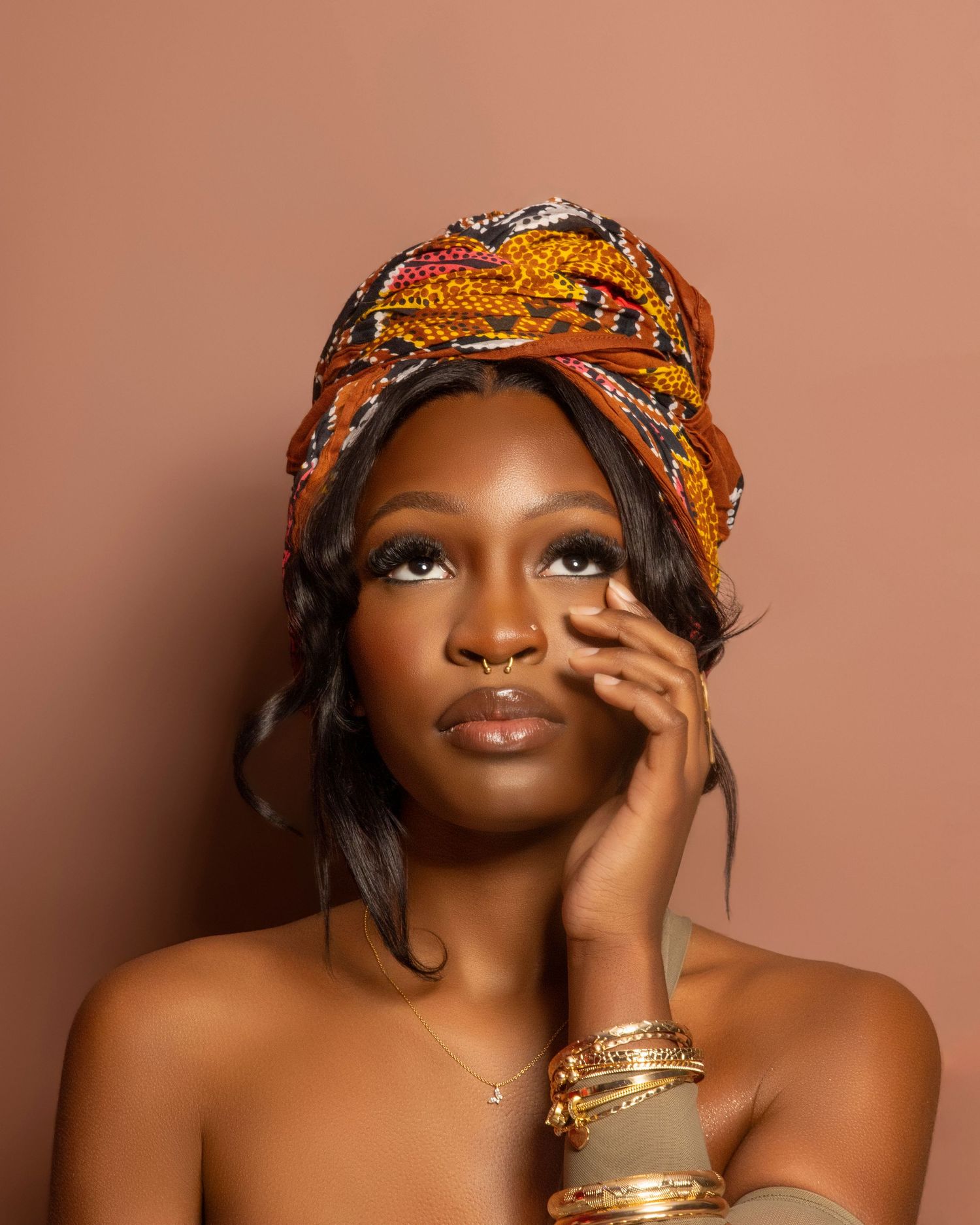 Studio portrait with clean, high-quality lighting by ShotByNachure