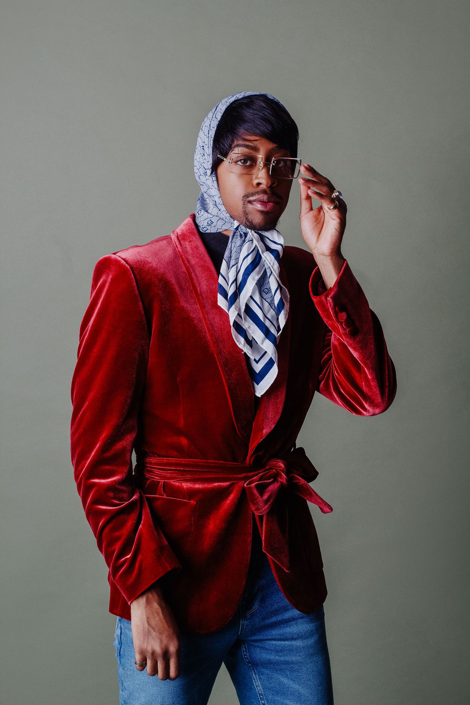 Studio portrait with clean, high-quality lighting by ShotByNachure