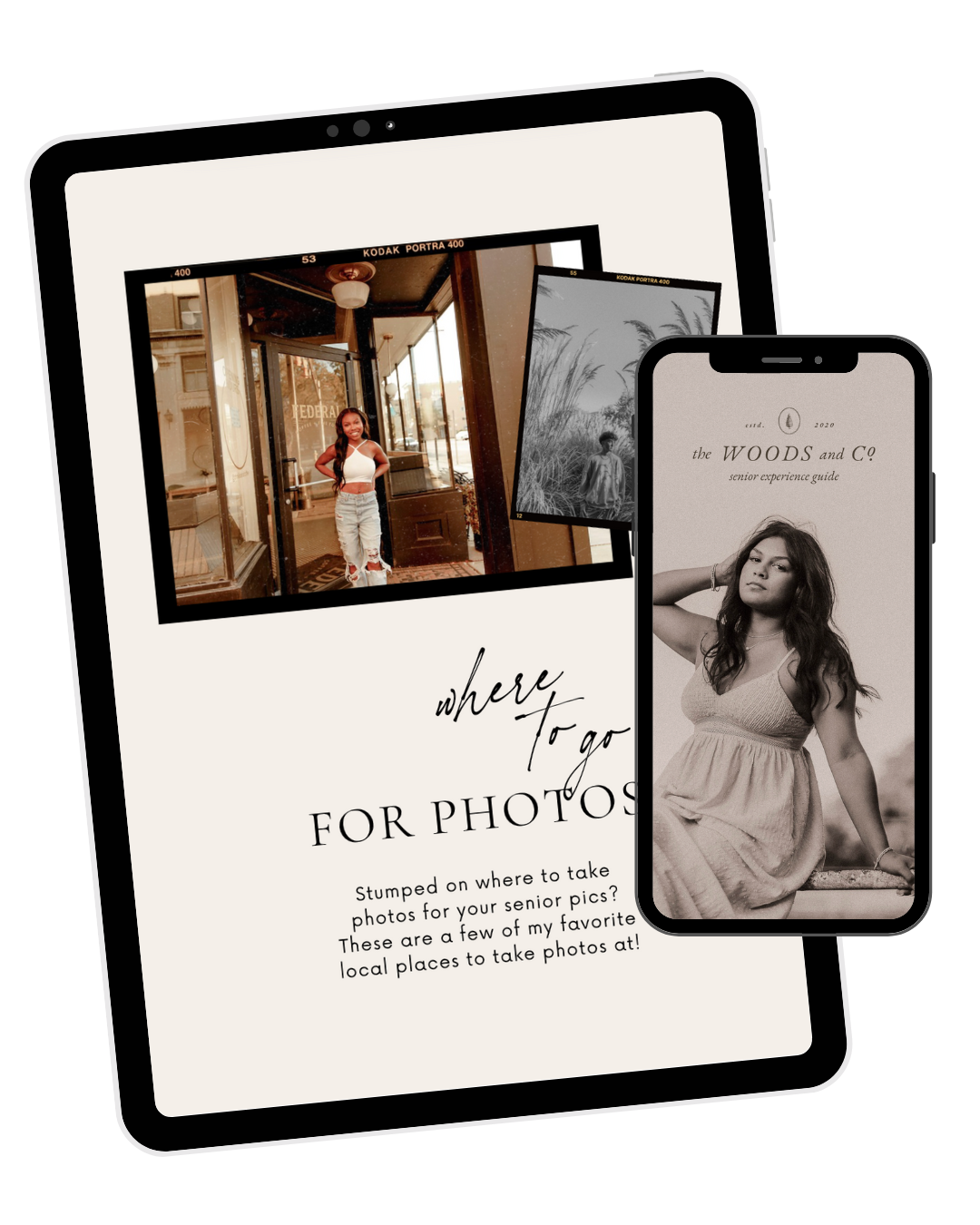 A series of black and white photography portfolio slides arranged in a horizontal filmstrip layout.