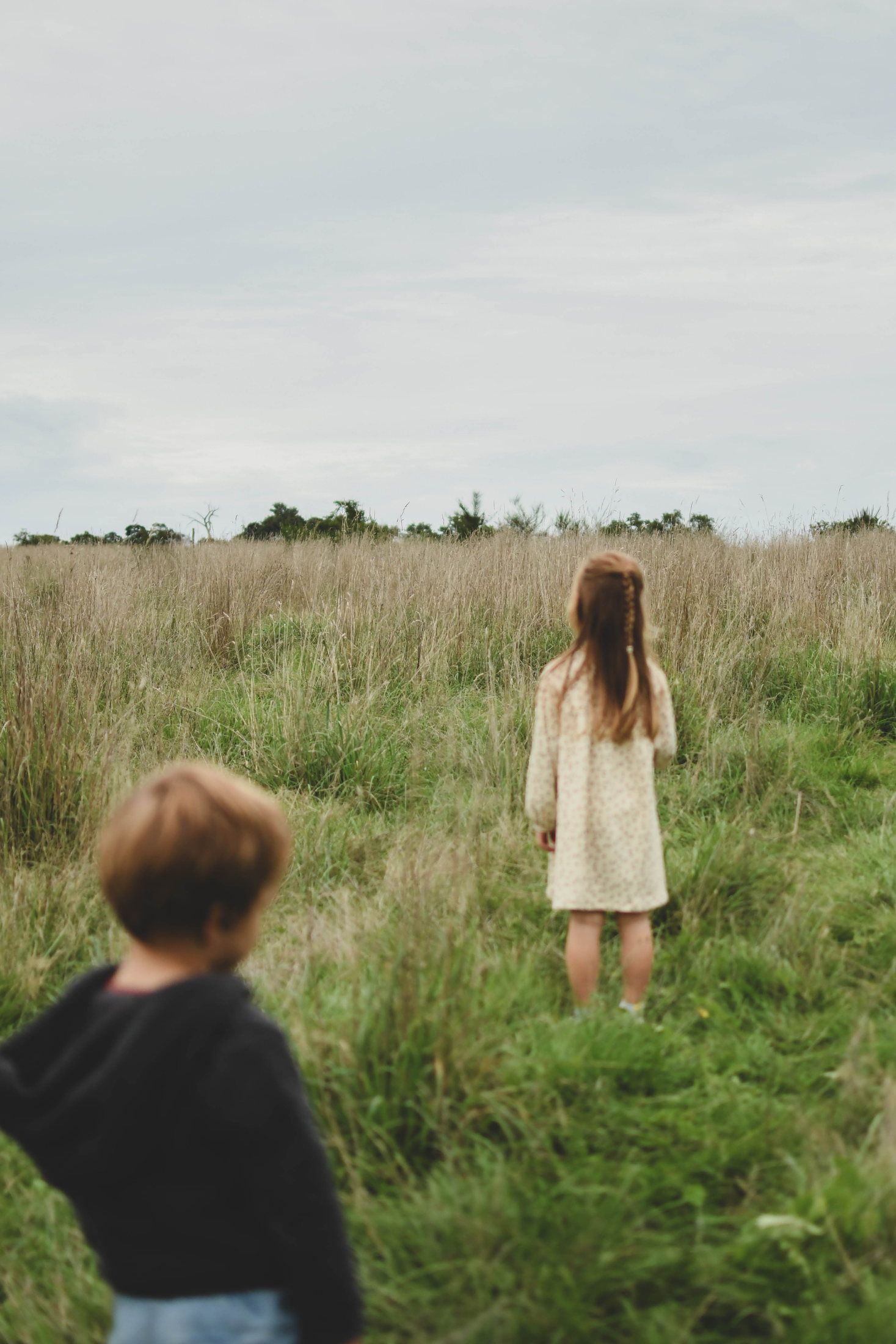 Enfant photographié en pleine nature lors d’une séance famille