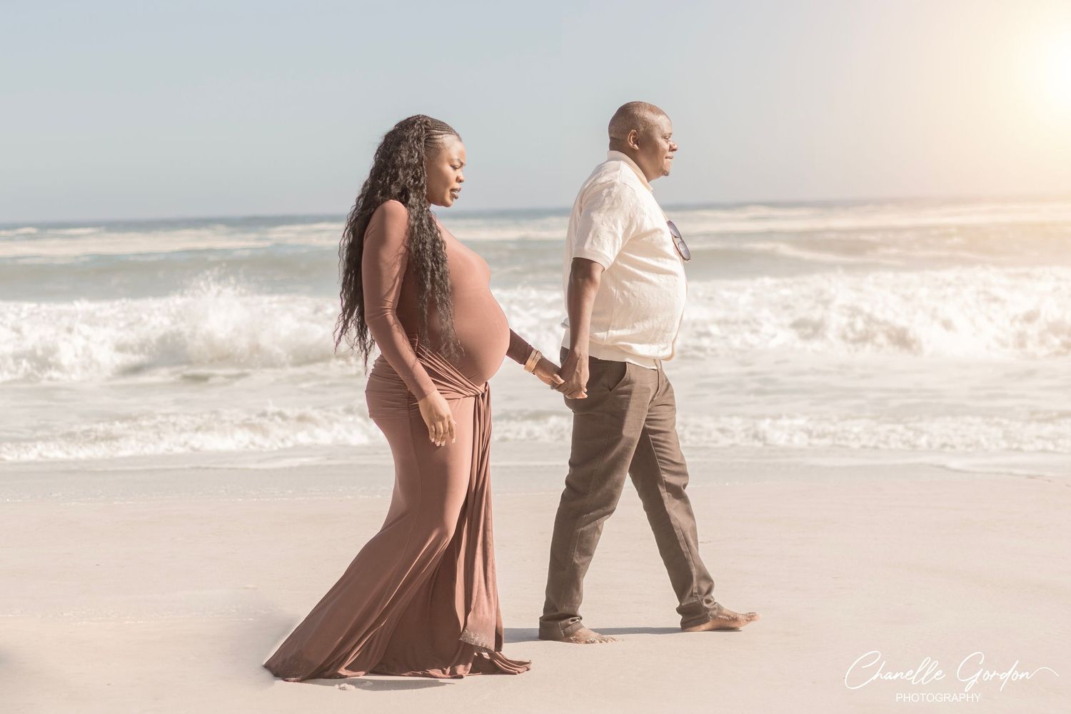 Maternity sessions at Clifton beach by Chanelle Gordon Photography