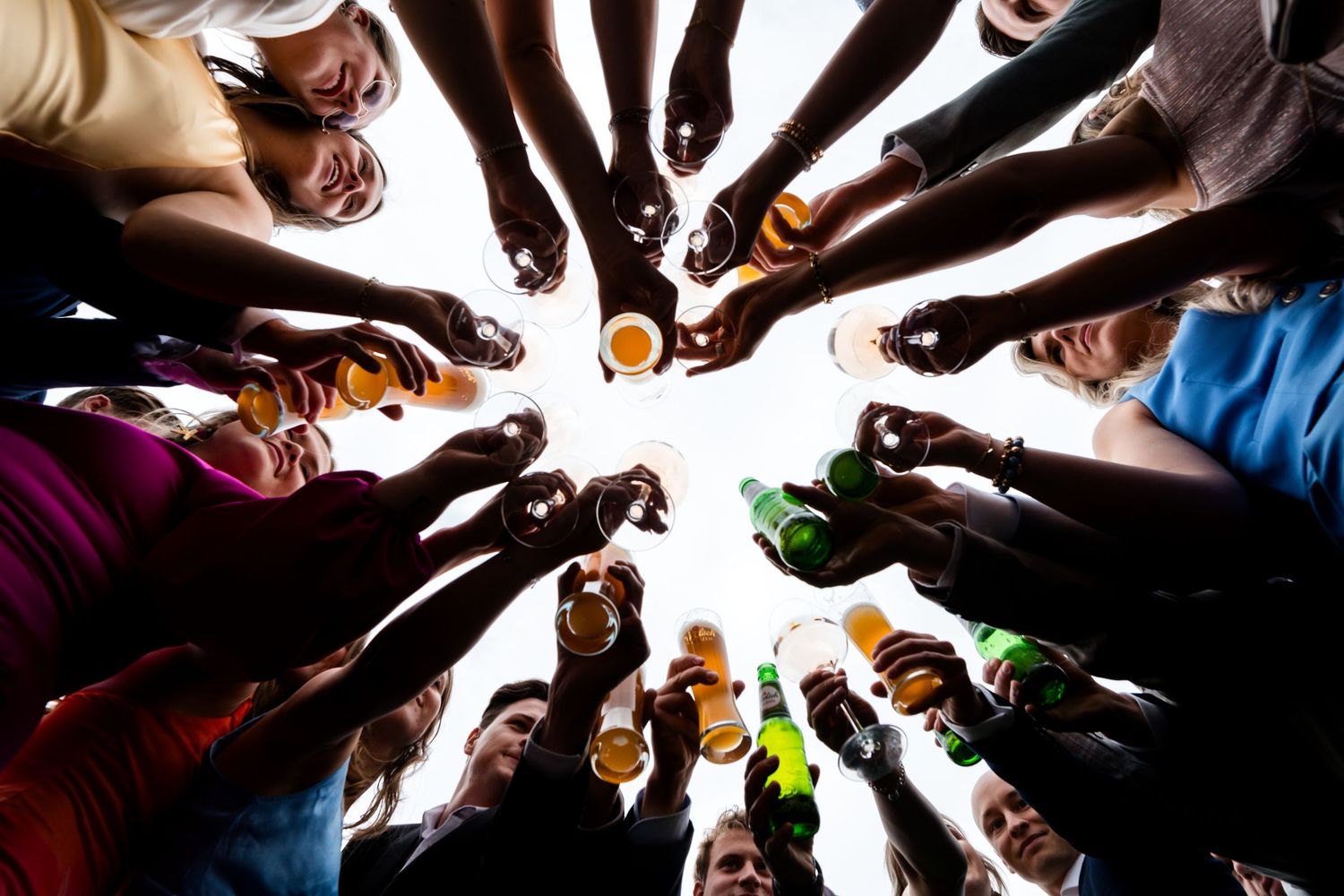 Feest, vrienden, proost.