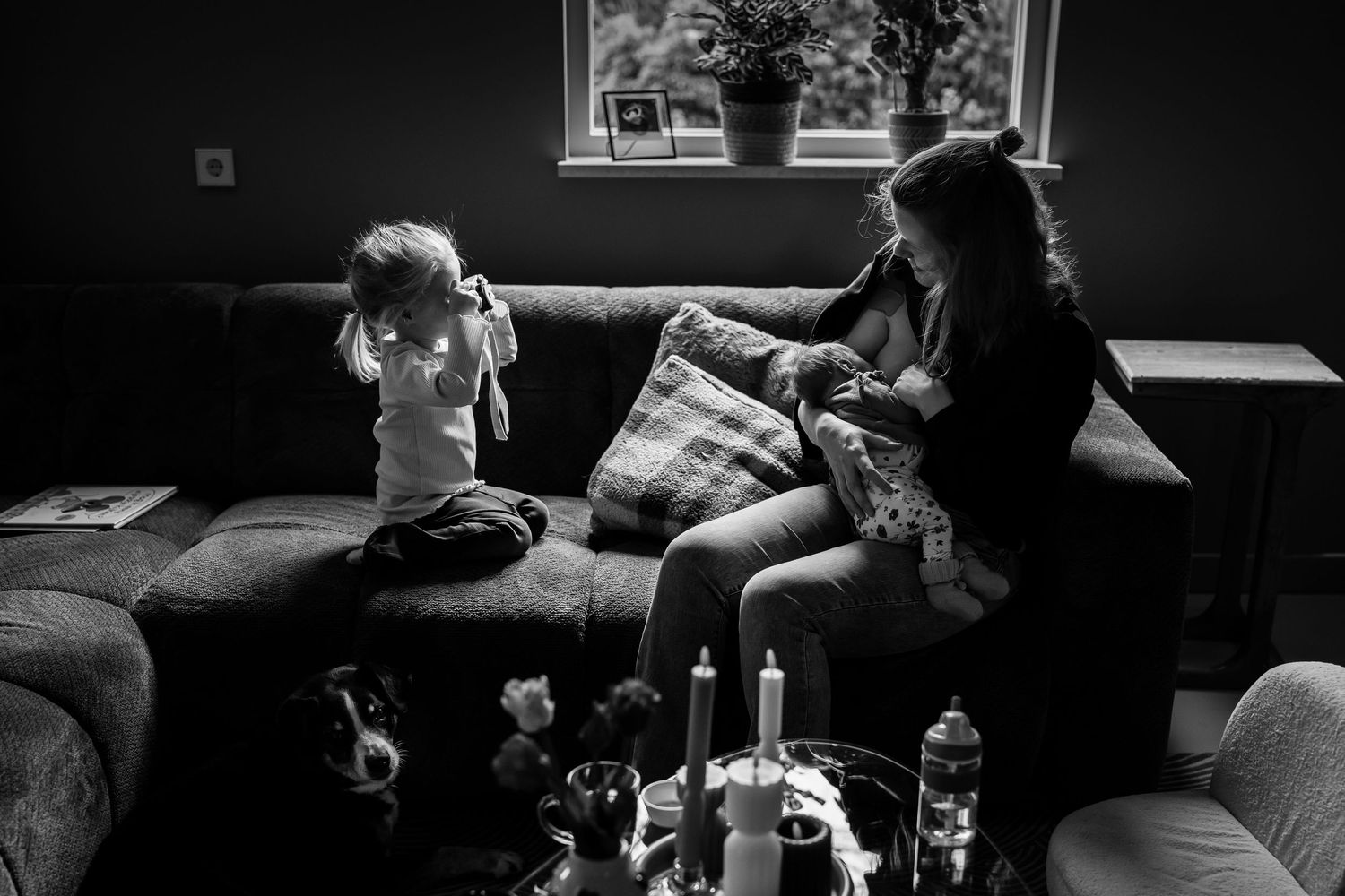 Documentaire gezinsfotograaf Twente legt ontbijt spontaan vast