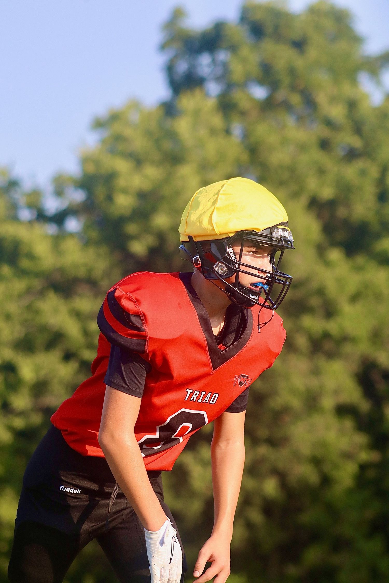 guy playing football