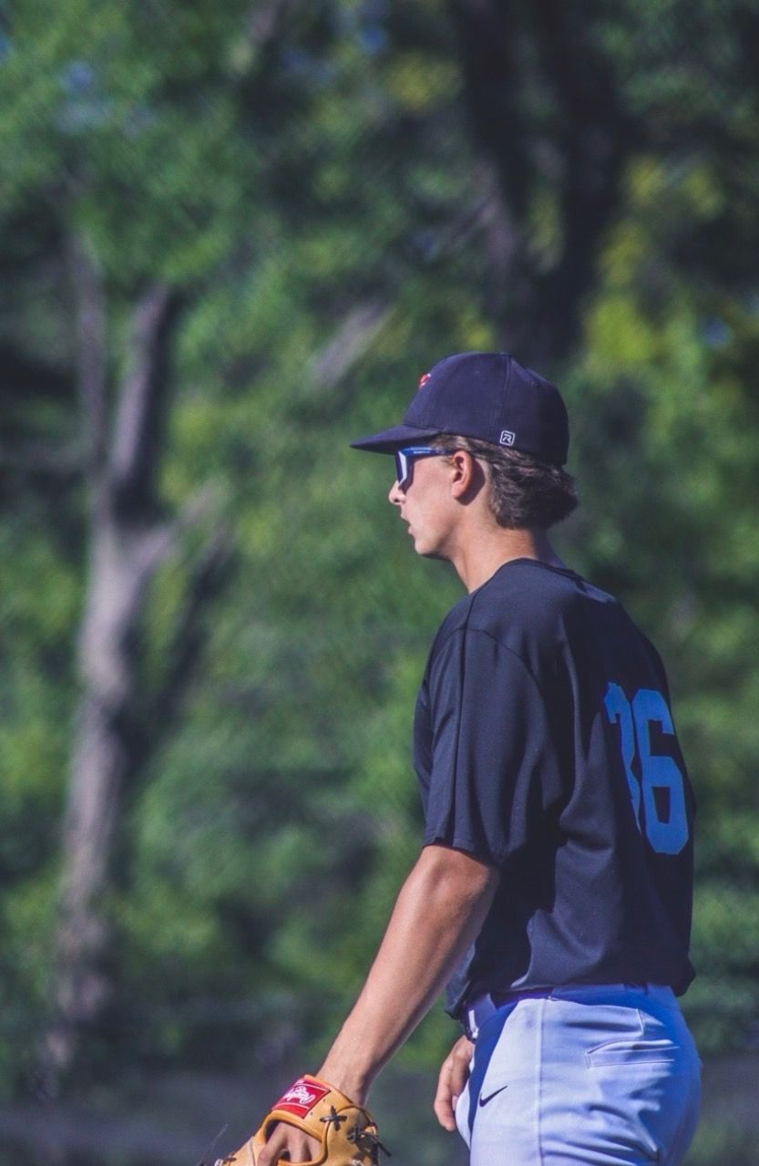 guy playing baseball