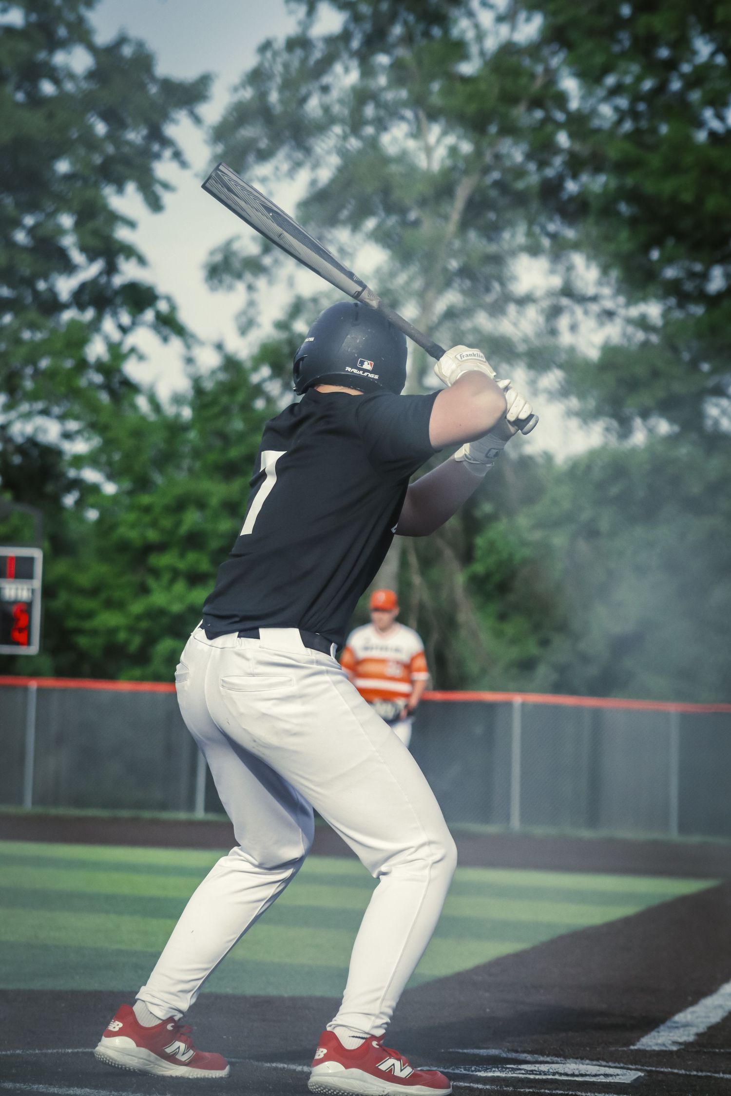 guy playing baseball