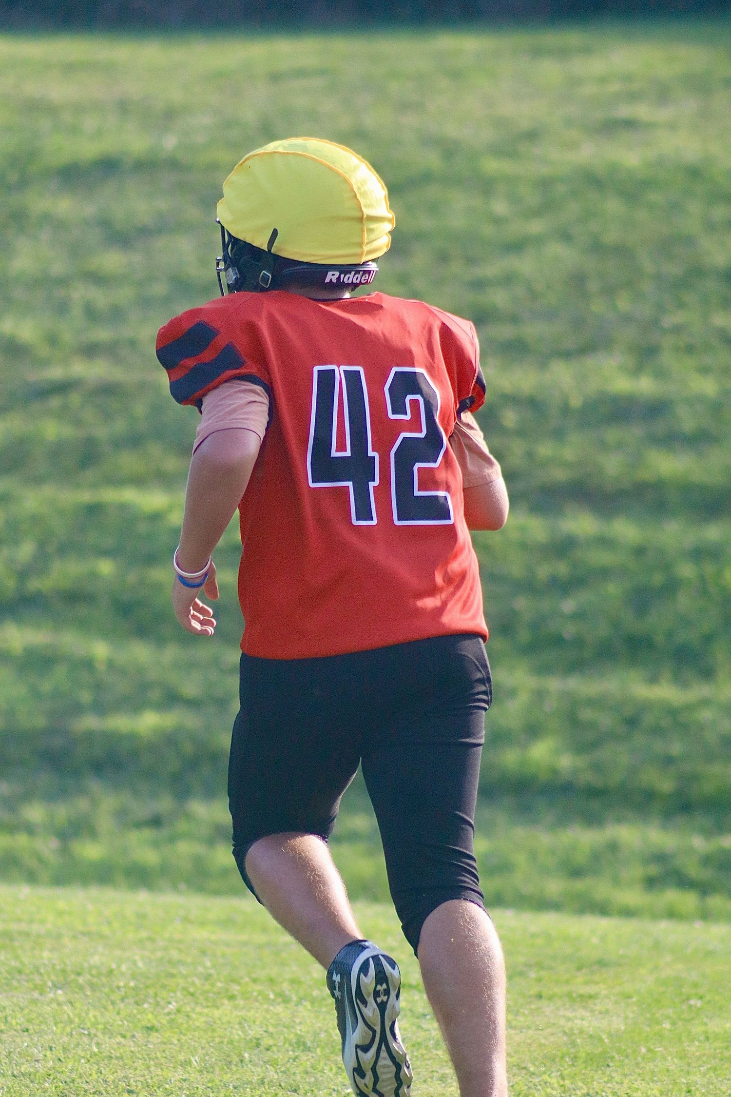 guy playing football