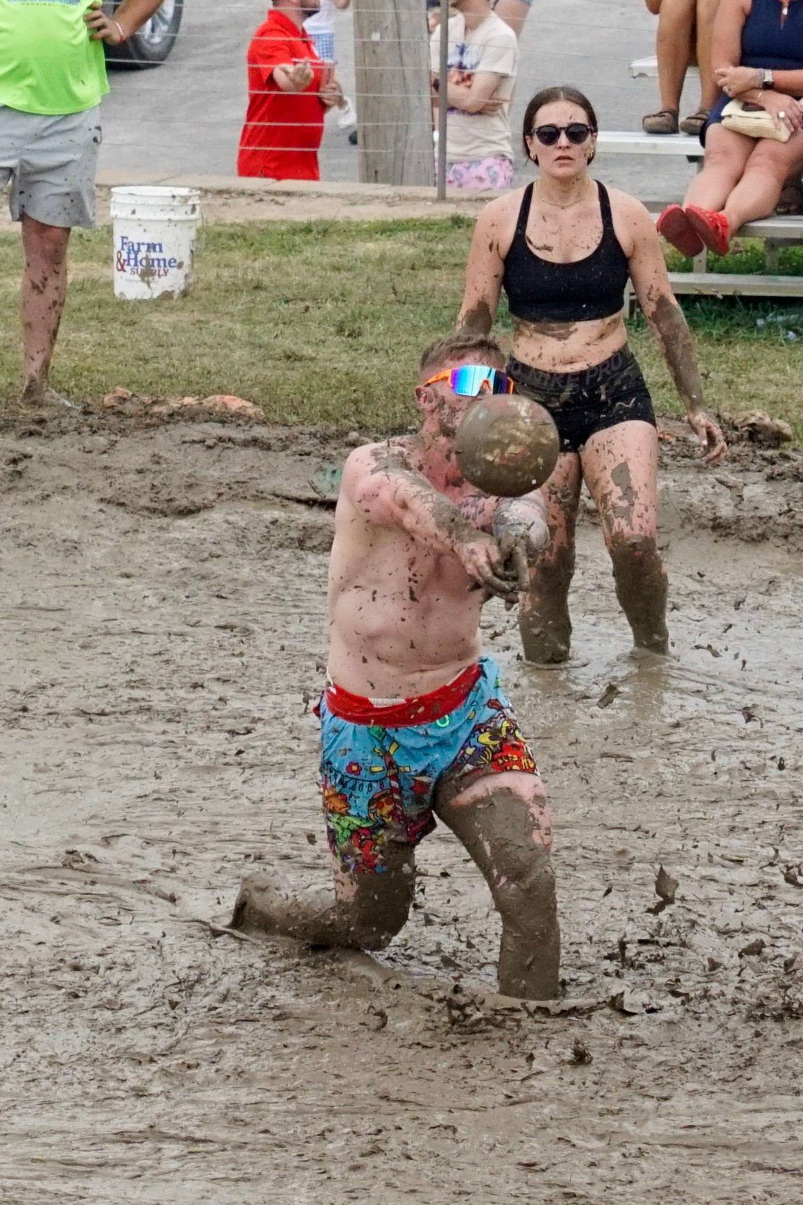 mud volleyball
