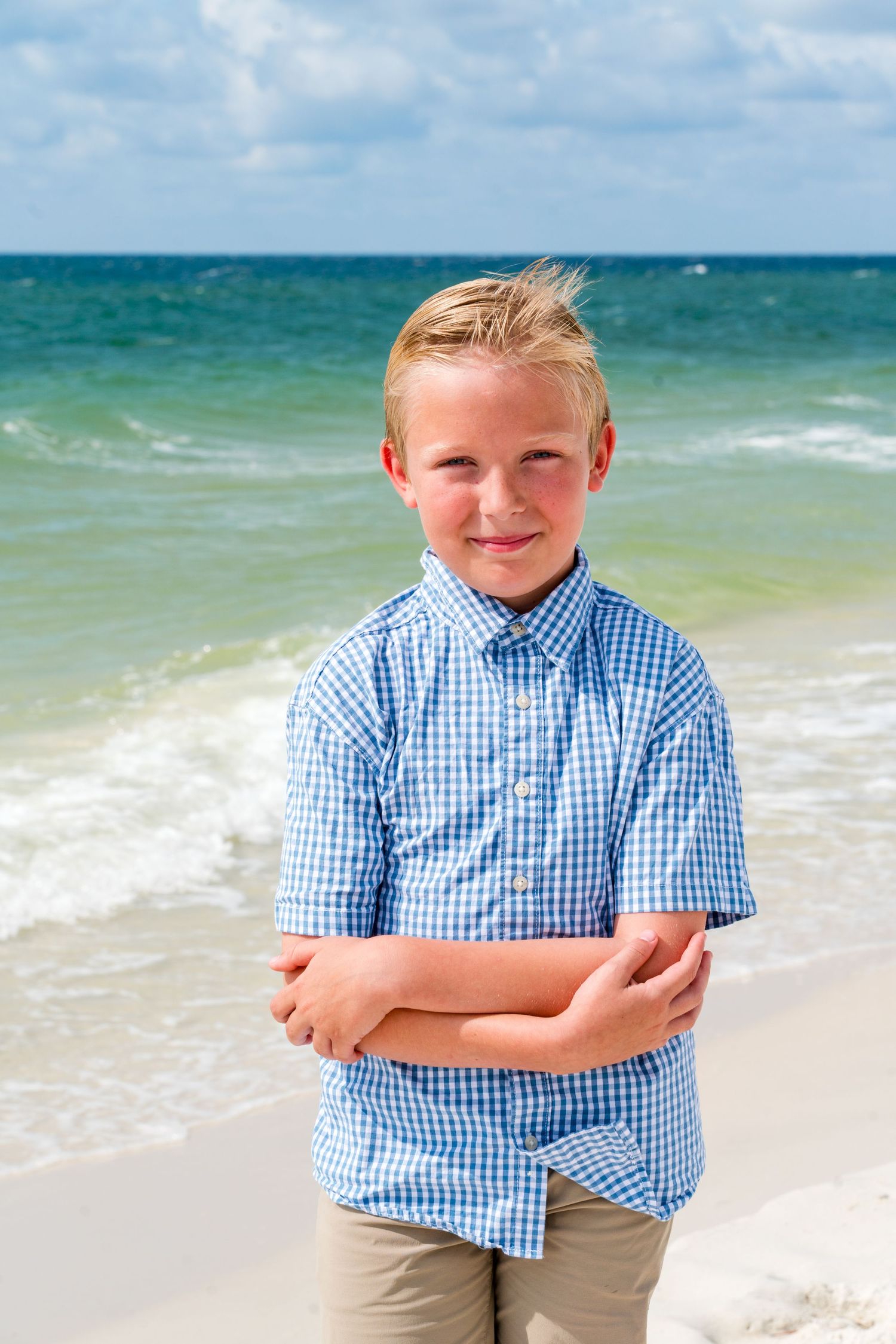 Family beach portraits photographed by Lens of Valerie in Gulf Shores Alabama