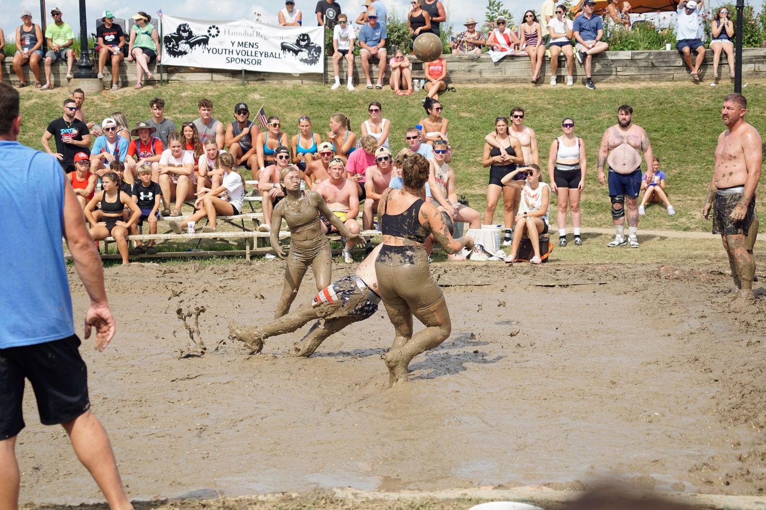 mud volleyball