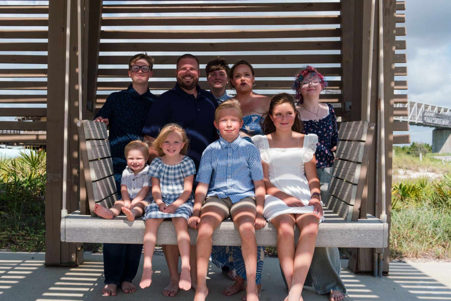 Family beach portraits photographed by Lens of Valerie in Gulf Shores Alabama
