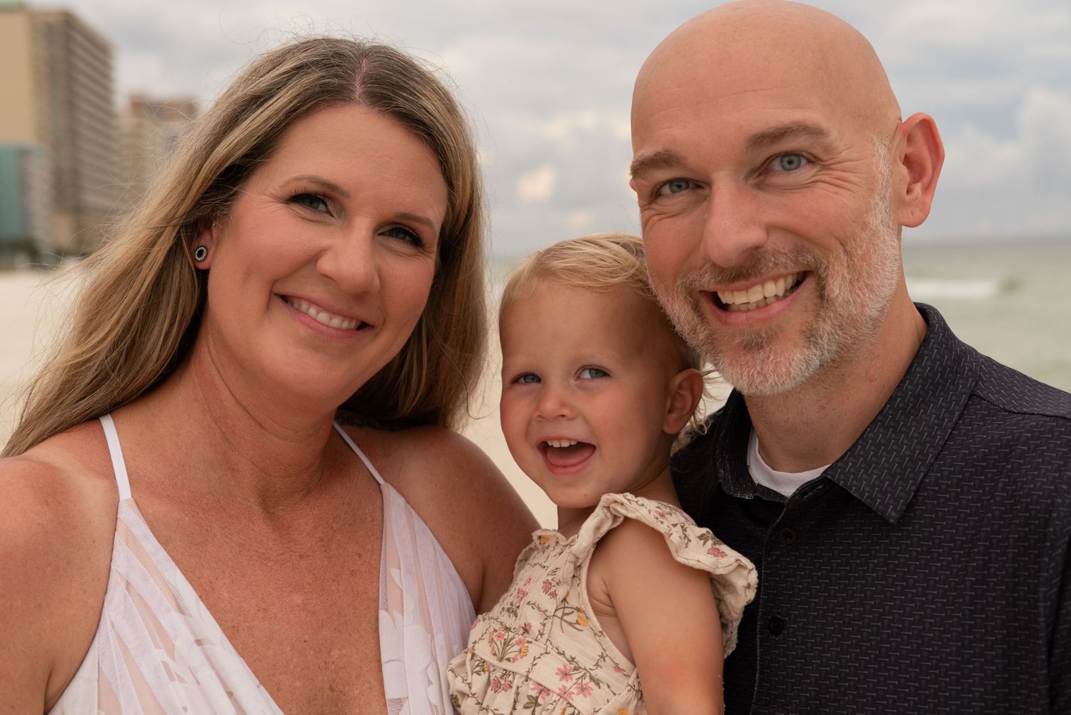 Family beach portraits photographed by Lens of Valerie in Gulf Shores Alabama