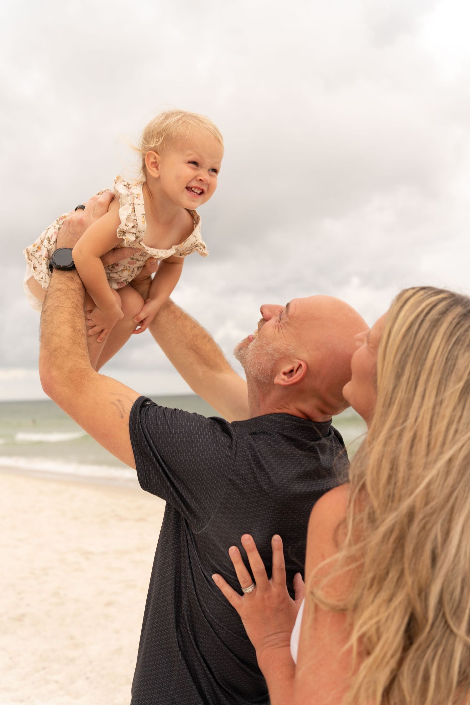Family beach portraits photographed by Lens of Valerie in Gulf Shores Alabama