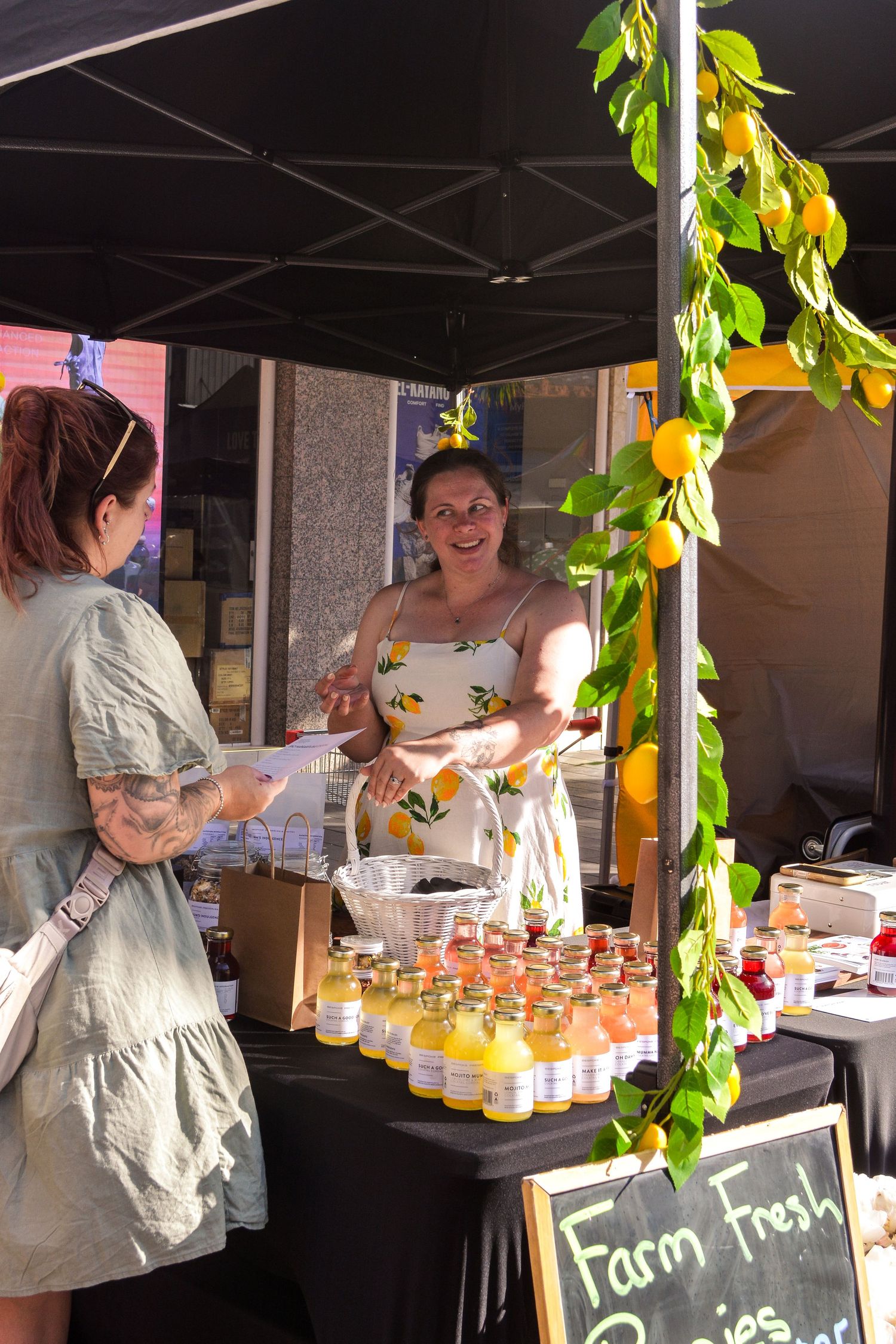 Bespoke Preserve Pantry at the Moonlight Market, Bendigo.