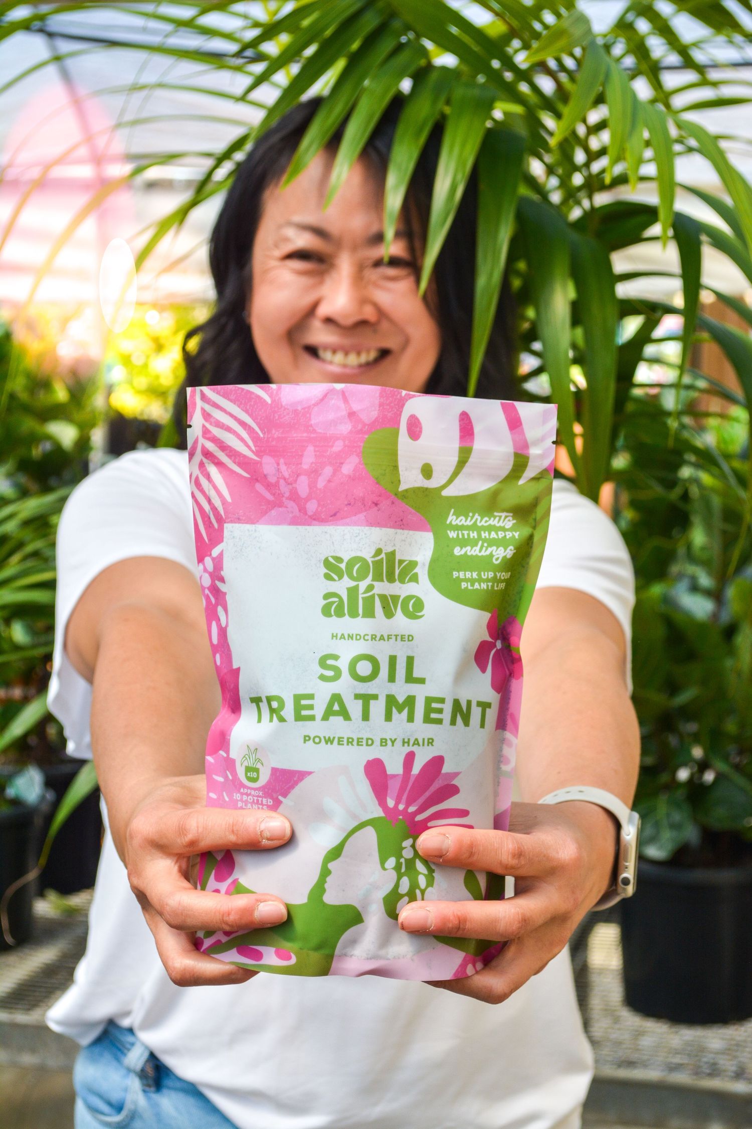 Soil Treatment. Made and powered by hair.