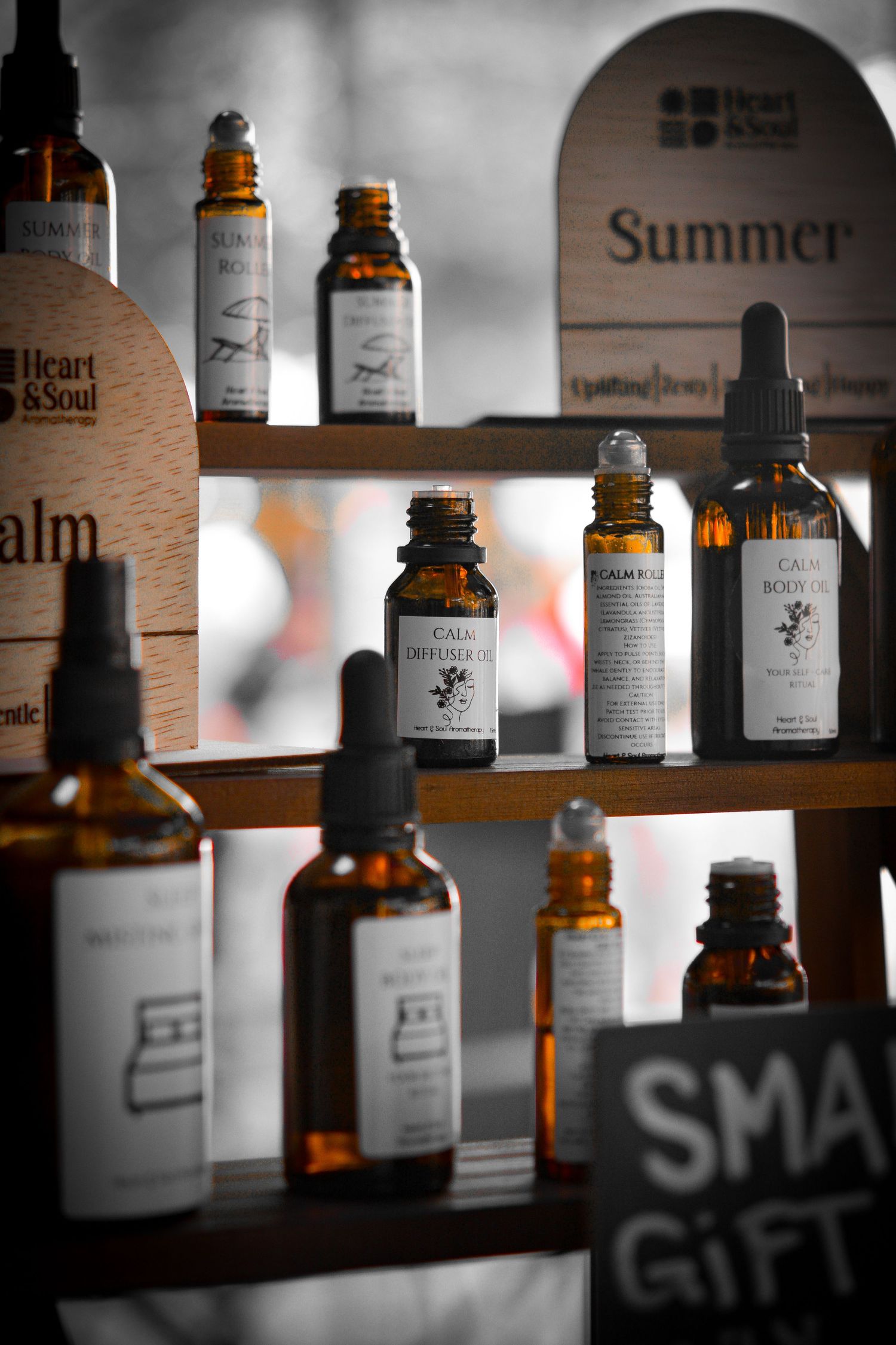 Heart And Soul Aromatherapy's range of products.