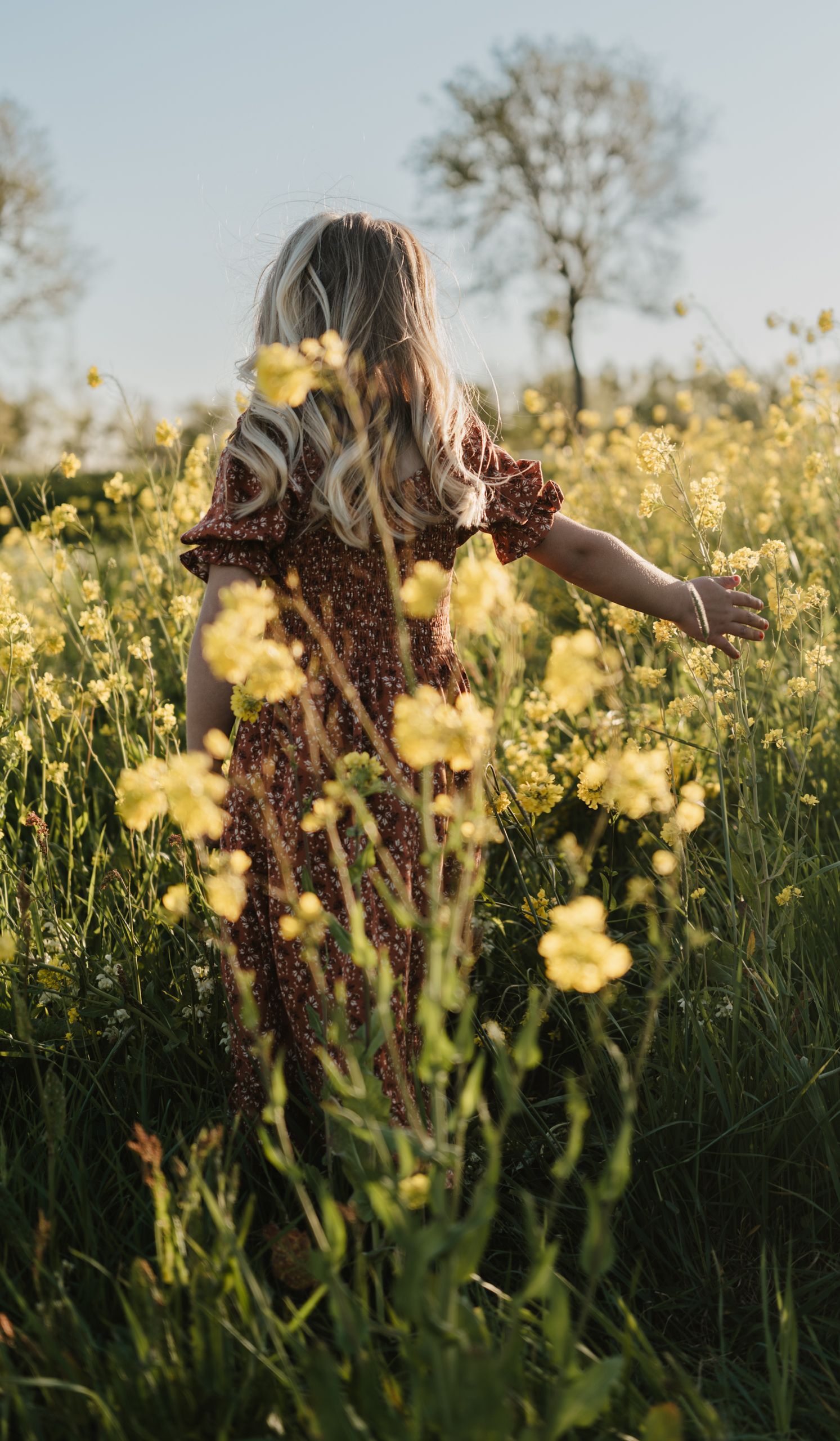 fotoshoot tussen de bloemen