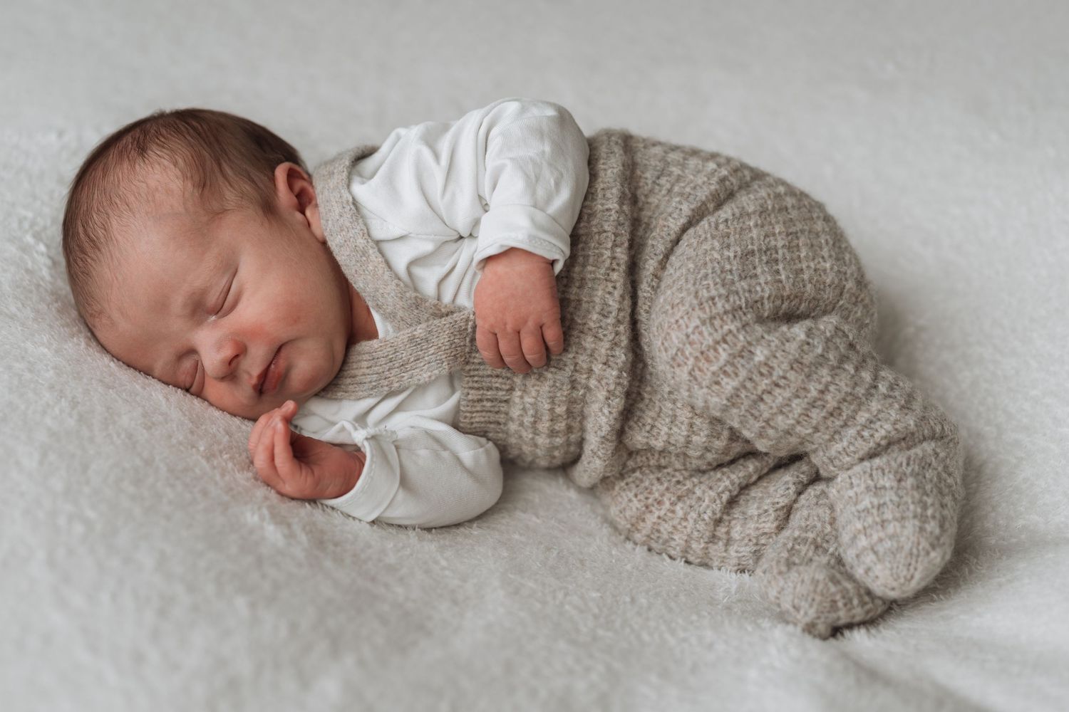 Slapende baby foto