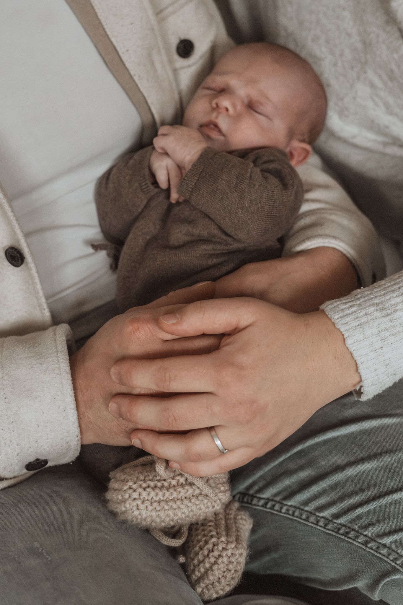 newborn fotoshoot met het gezin