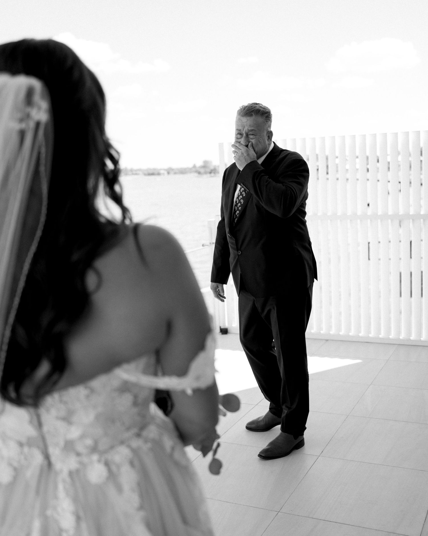 first look reaction photo by Darwin wedding photographer – Weddings by Shiv