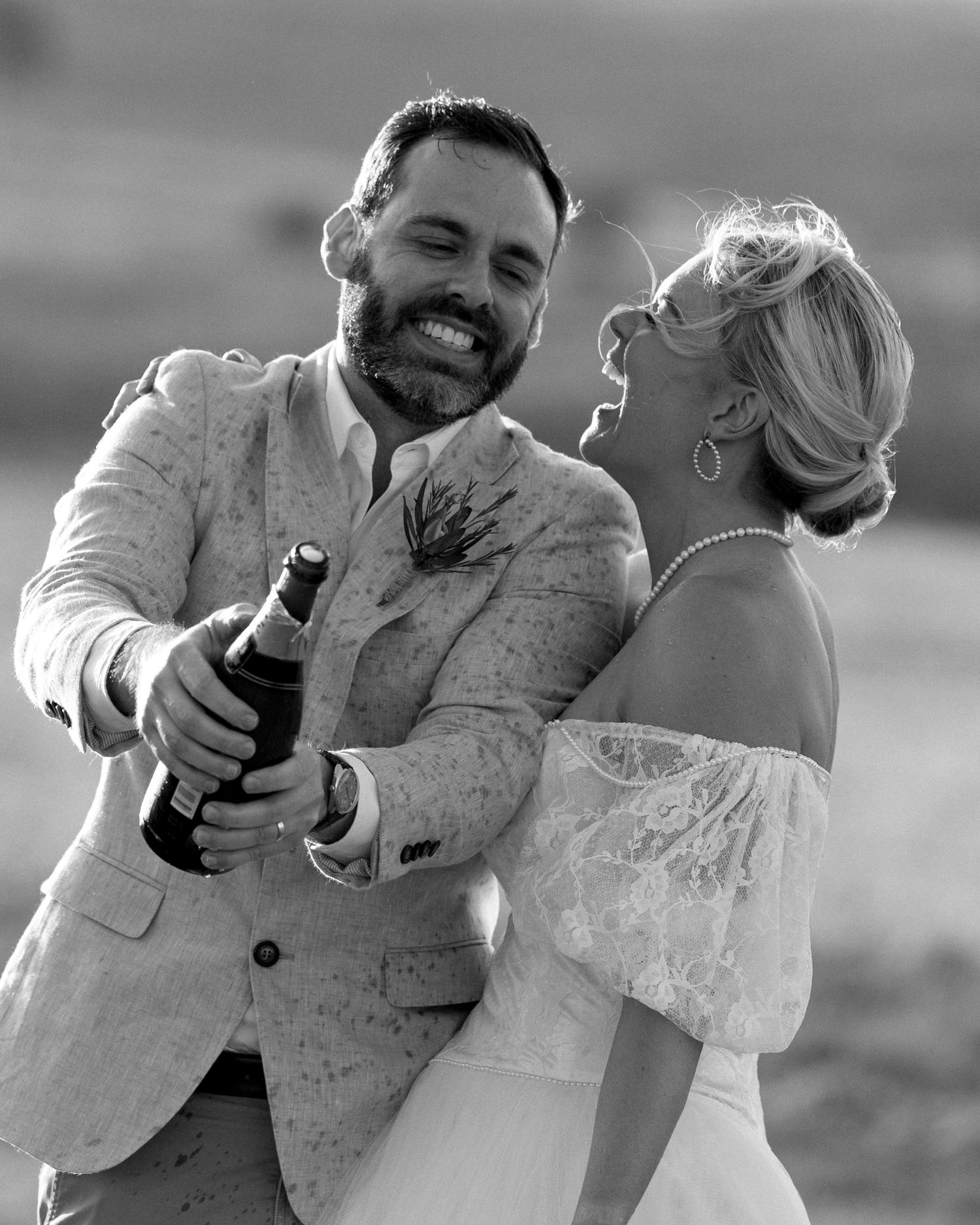 black and white candid portrait by Darwin wedding photographer – Weddings by Shiv