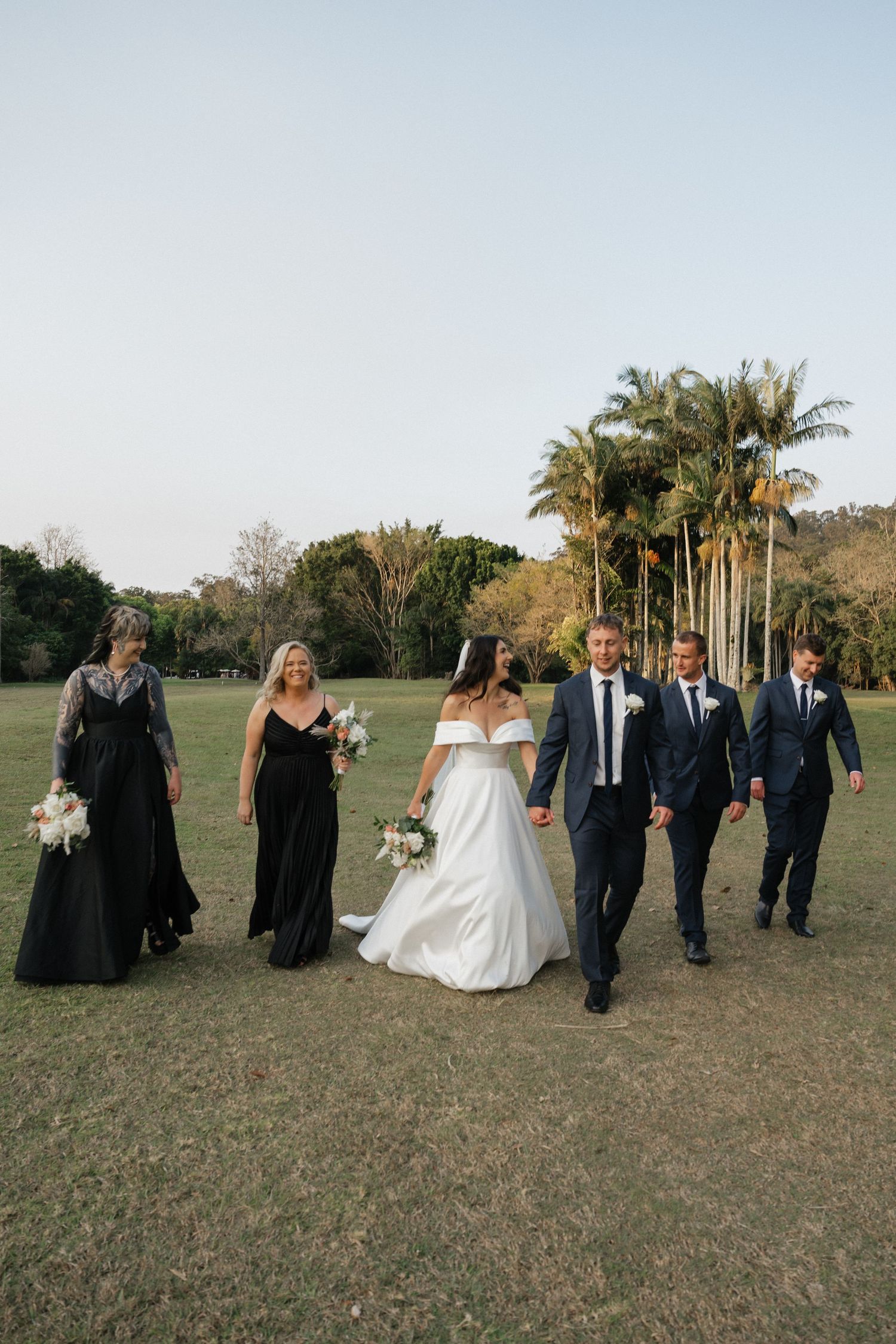candid bridal party photo by Victorian wedding photographer – Weddings by Shiv