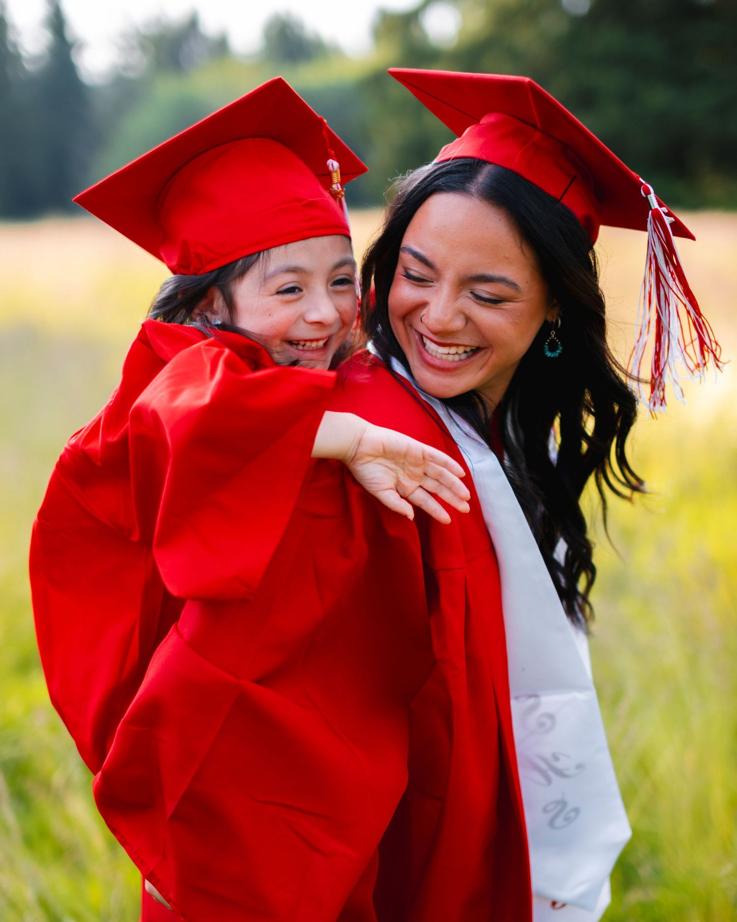 Cap & Gown Portrait, graduating senior
