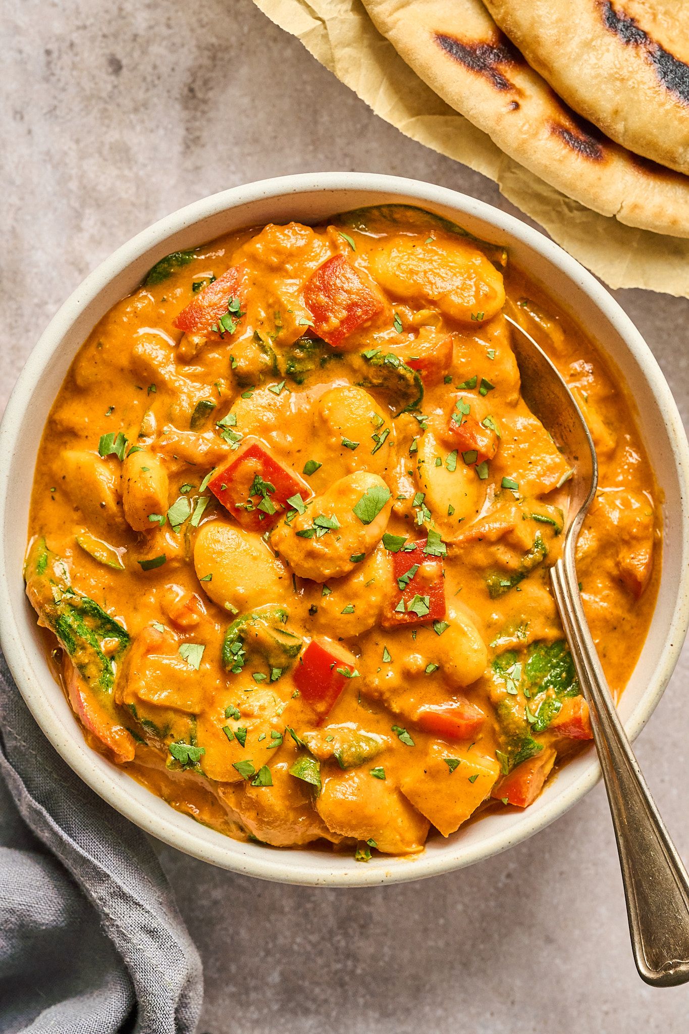 Food photographer image featuring a finished dish with clean composition