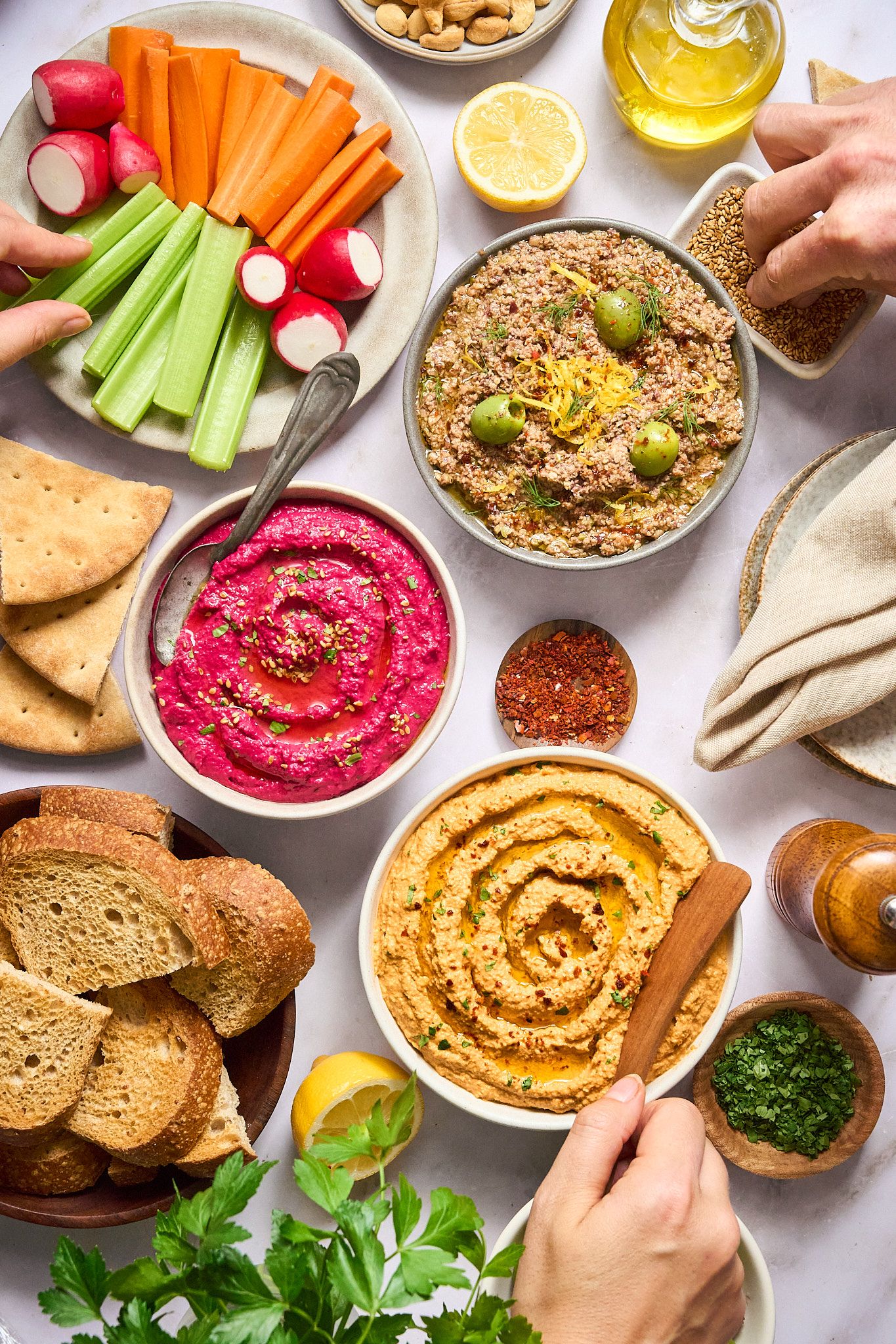 Editorial-style shot of prepared food on a tabletop