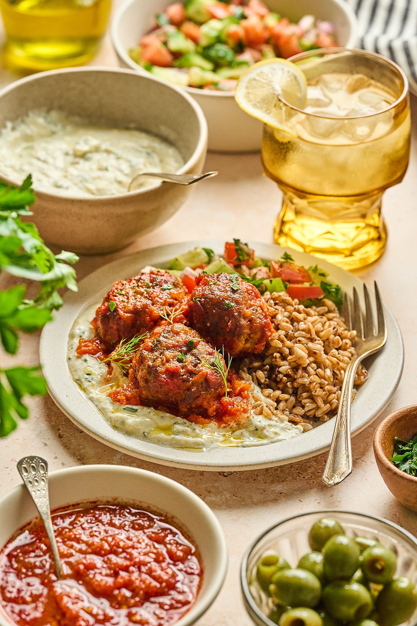 Natural light image of a plated meal with a welcoming, lived-in feel