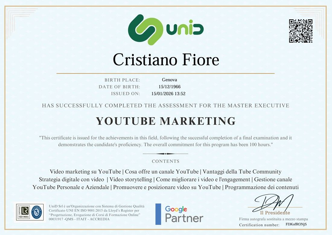A collection of professional certificates and credentials displayed side by side in a digital format.