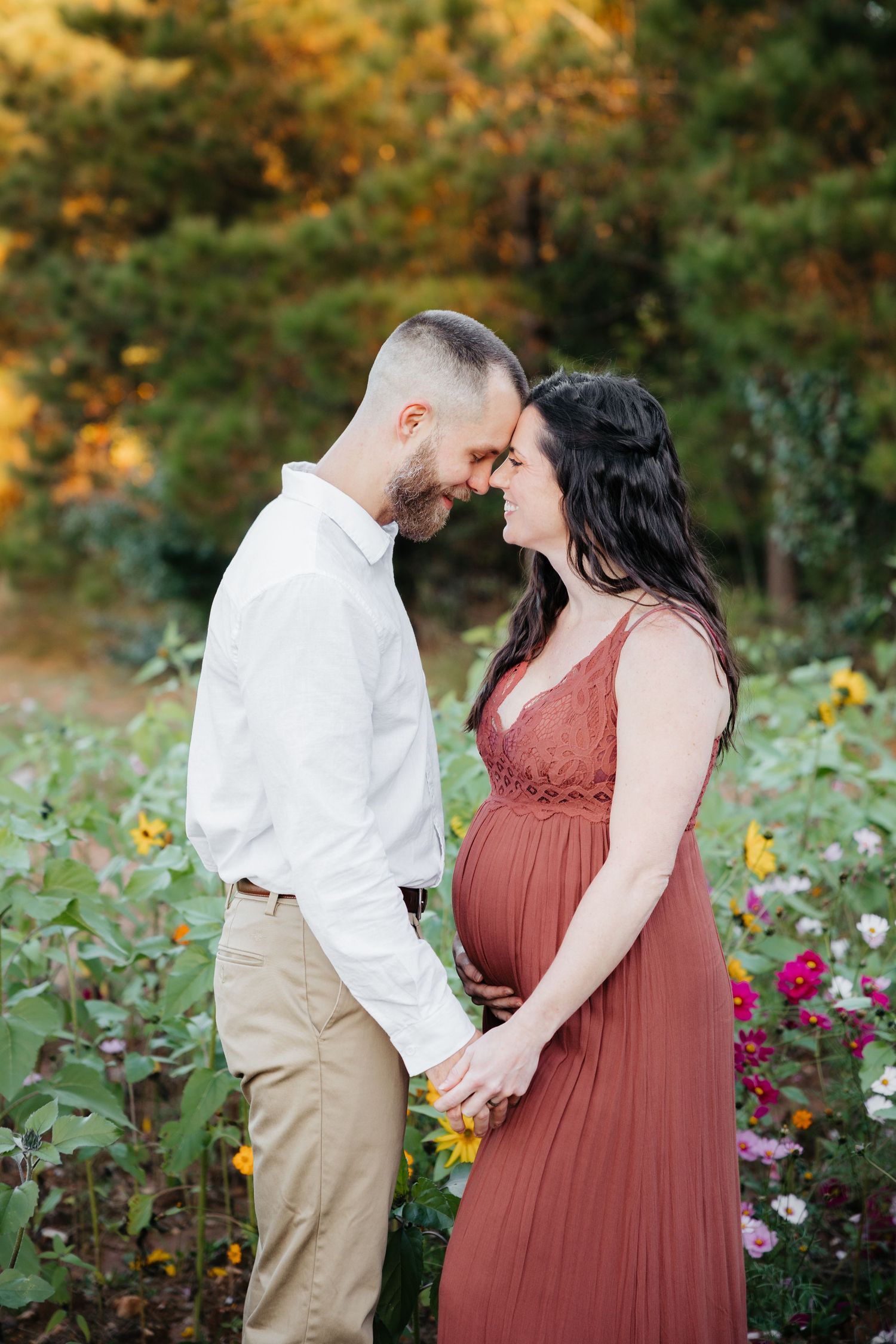 Pregnancy Announcement Maternity Couples Photography